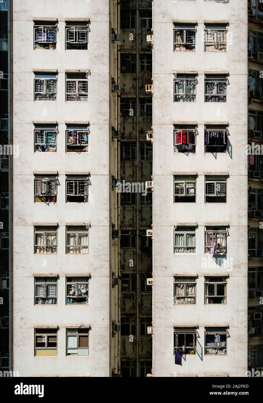 La façade de l'immeuble résidentiel, l'immobilier, de l'extérieur Banque D'Images