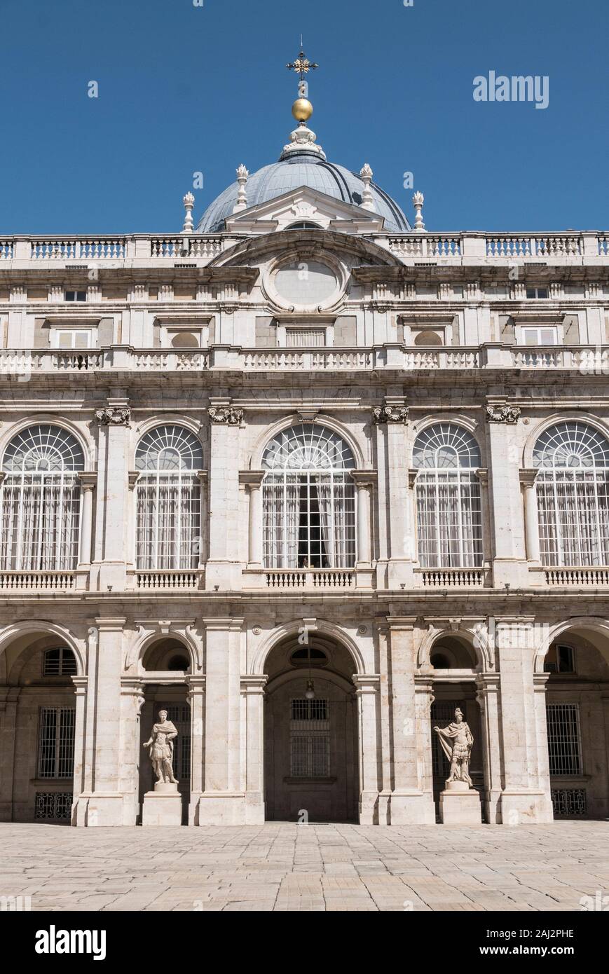 Le Palais Royal, Madrid, Espagne Banque D'Images