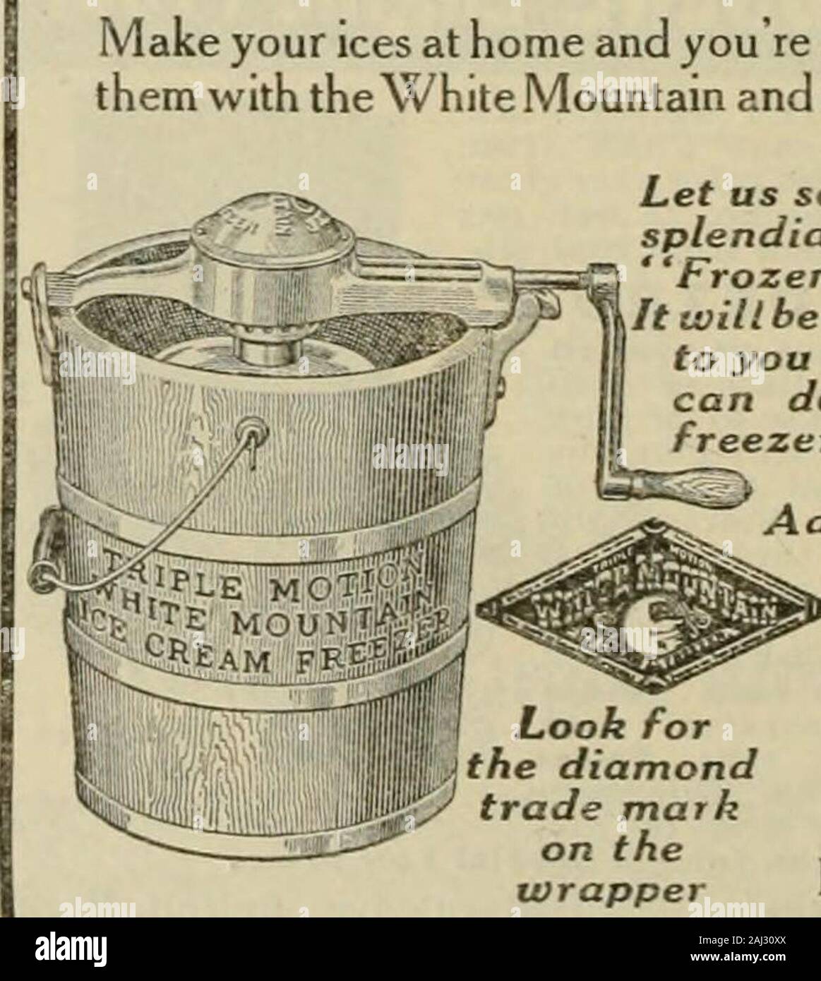 La culture de l'abeille . NGRAVINGS /ou glanage ?j^f IMPRESSION DES GRIS ALLER.. FostoriaiO everyreason homeices : Il y a maintenant, pour l'étape thatevery crème-inice mak-ing a été madeand facile par la motion Triple White Mountain Ice Cream congélateur le congélateur qui réduit le temps de congélation-minimum qui donne le plus de texture veloutée toices. Le pouvez tourne, tandis que deux dashers turnin des directions opposées. Augmente l'essentiel des themixture, rend plus léger, plus lisse,moredelicious. Faites vos glaces à la maison et vous assurer. Makethem avec la Montagne Blanche et ses un plaisir. Laissez-nous vous envoyer notre splendide reci Banque D'Images