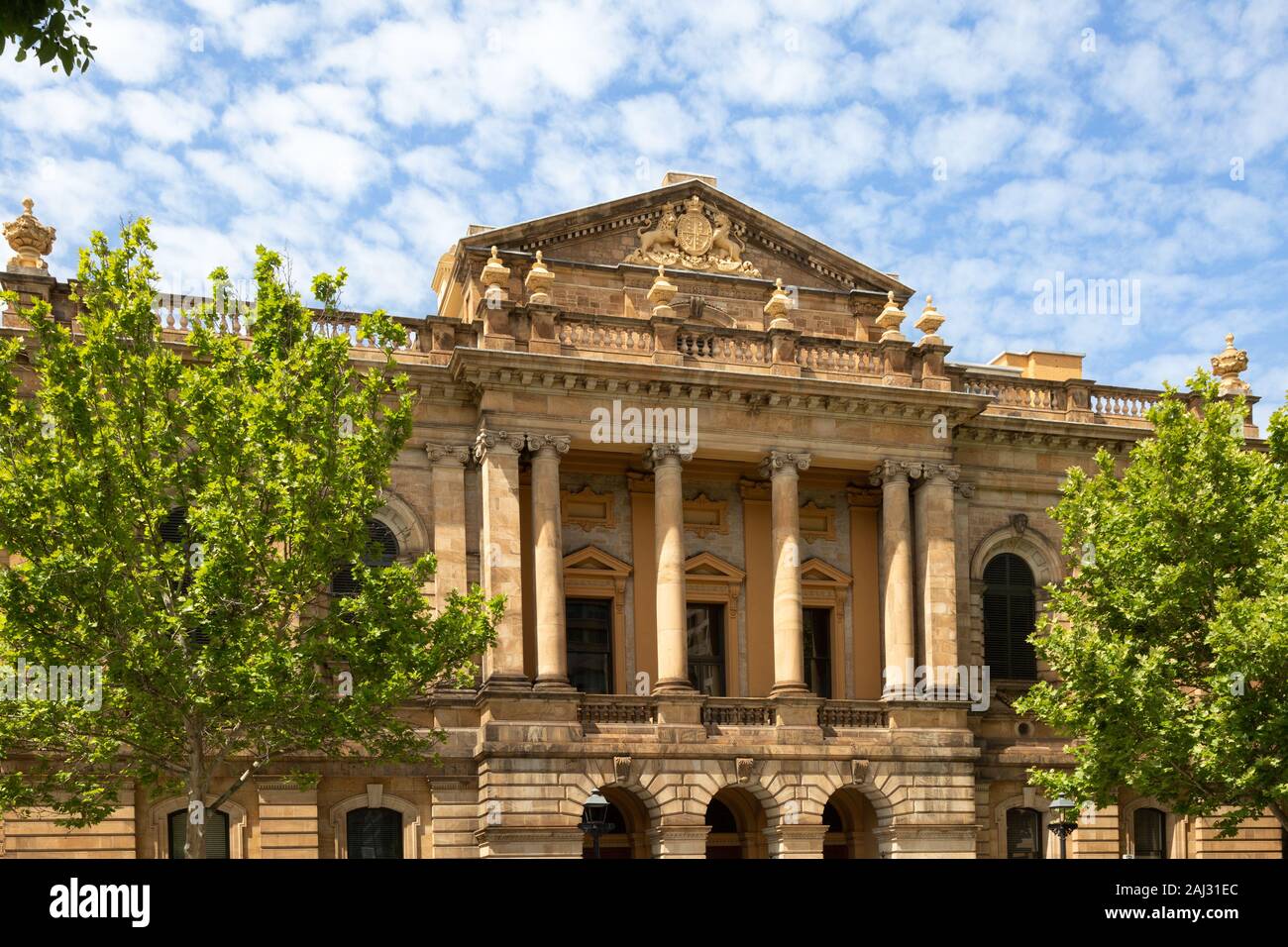 La Cour suprême d'Australie Building, Victoria Square, Adelaide South Australia, Australie Banque D'Images