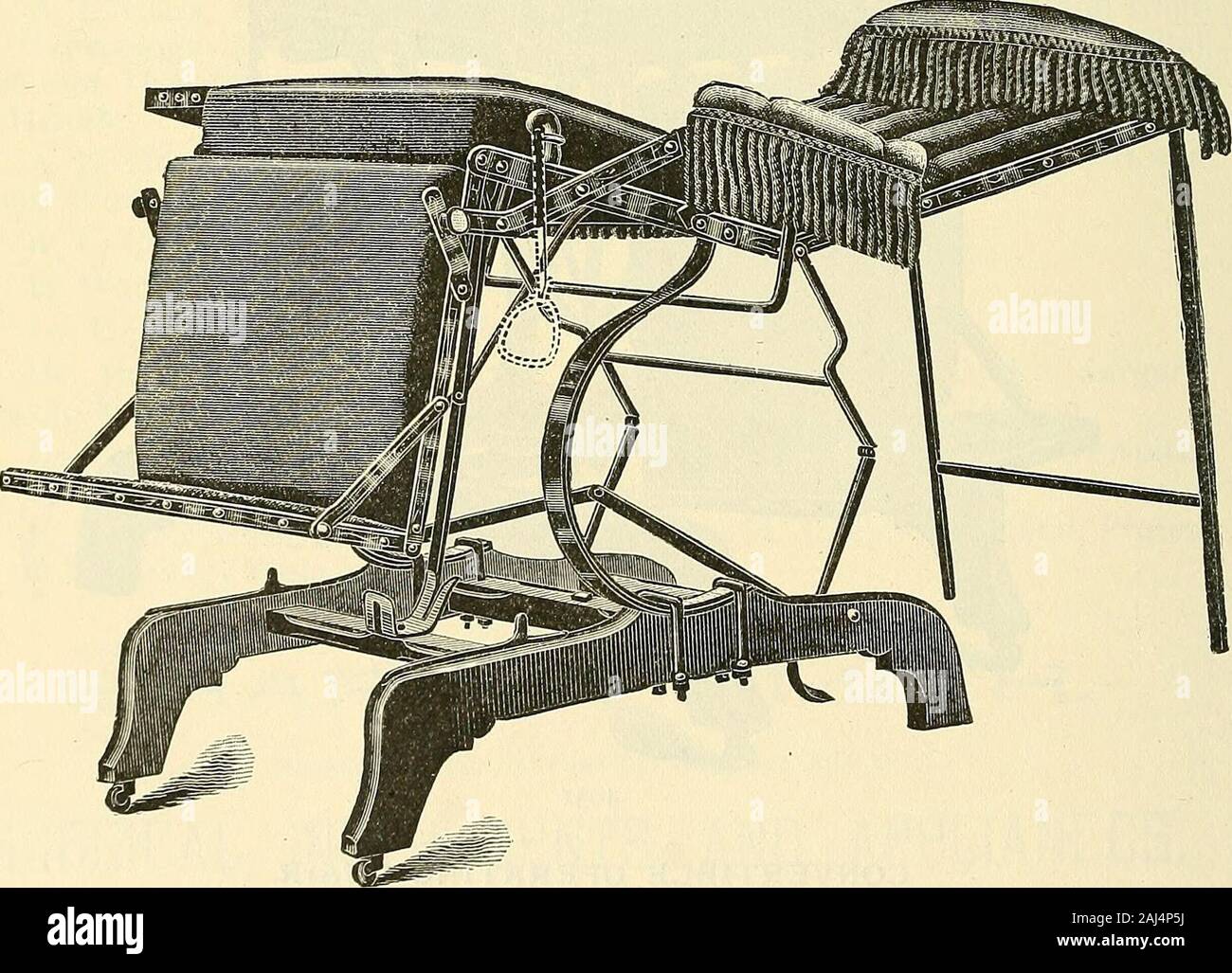 Catalogue de Sharp & Smith : importateurs, fabricants, grossistes et détaillants dans les instruments chirurgicaux, appareils difformité, membres artificiels, yeux artificiels, bas élastiques, treillis, de béquilles, de supports, et galvanique faradic batteries, etc., les appareils des chirurgiens de toutes sortes . Fig. 4031. Président d'exploitation convertible. En position de fonctionnement. Gynfecological. Fig. 4031. Président d'exploitation convertible. Siège surélevé pour les Sims. SHARP & SMITH, Chicago. 671 L'Archer Président gynécologiques. FIG. *4032 l'Archer Président complet, avec l'extension du siège et de la plate-forme étape $ 60 oo 4033 Banque D'Images