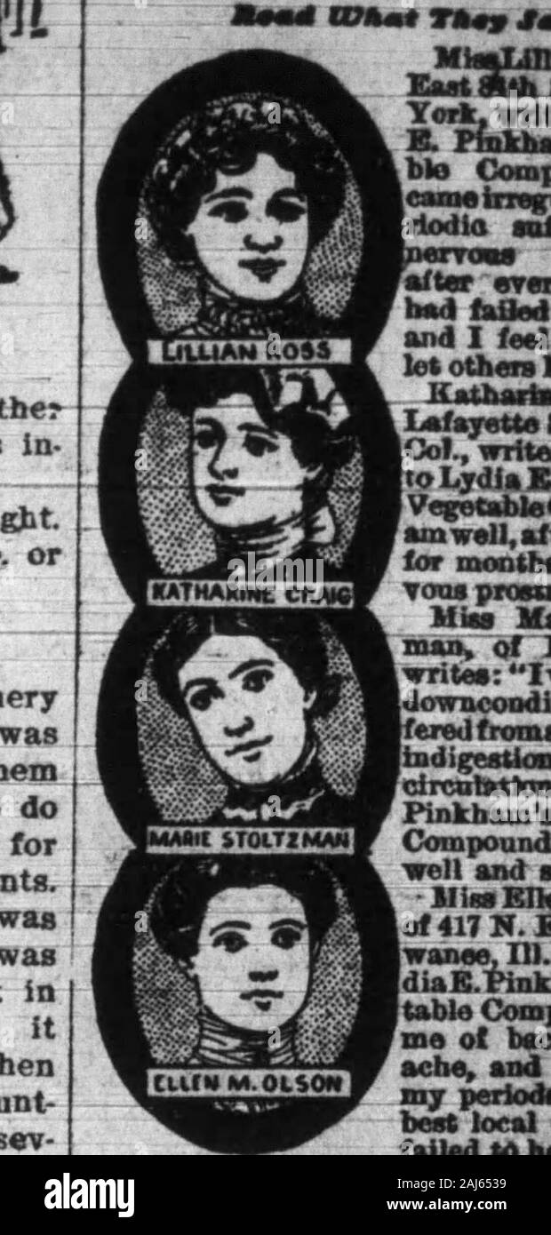 Boone County Recorder . ev&lt;mauvais n'feeiitadaty  et je t"laisser savoir aux autres de tt. Lafayette 8fc, plus cher,Colonel, Plakha ThaadkstoLydlaK.écrit :"aI VegetabteConpoaad sofferiaa bien Iam, après des mois à partir de 10;voos. prostrattOB. Mlle . l'homme, d'LaareL 1st, comme romsnpi isaati . f i.l'indigestion, andcirculation. L PinkhainB VeCompoundwell - et j'ai une deuxième place. Banque D'Images