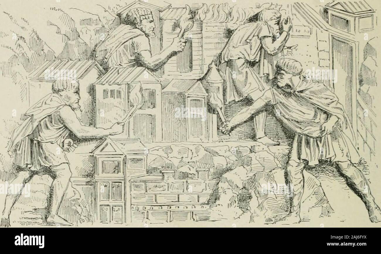 Histoire de Rome et du peuple romain, de son origine jusqu'à l'invasion des barbares ; . J3attle. (Froh.. 94 ; Bart.. Ainsi.) les murs de la nouvelle capitale Pacian lui donne dans le ANTOXINES 772 puissance liis, 96 à 180 après J.-C. Mais l'Decebalus définit ou feu avant de renoncer à elle, tandis que. L'IHE Decebalus définit son capital ou le feu. (Frëh., U7, 08 ; Bart., 92,1)3.) ses principaux chefs assemblés à un banquet de boire une coupe empoisonnée Banque D'Images