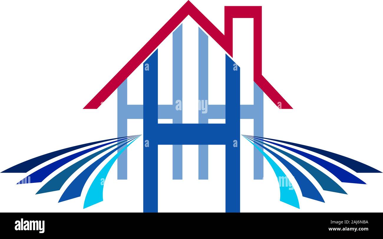 Le logo d'accueil Banque D'Images