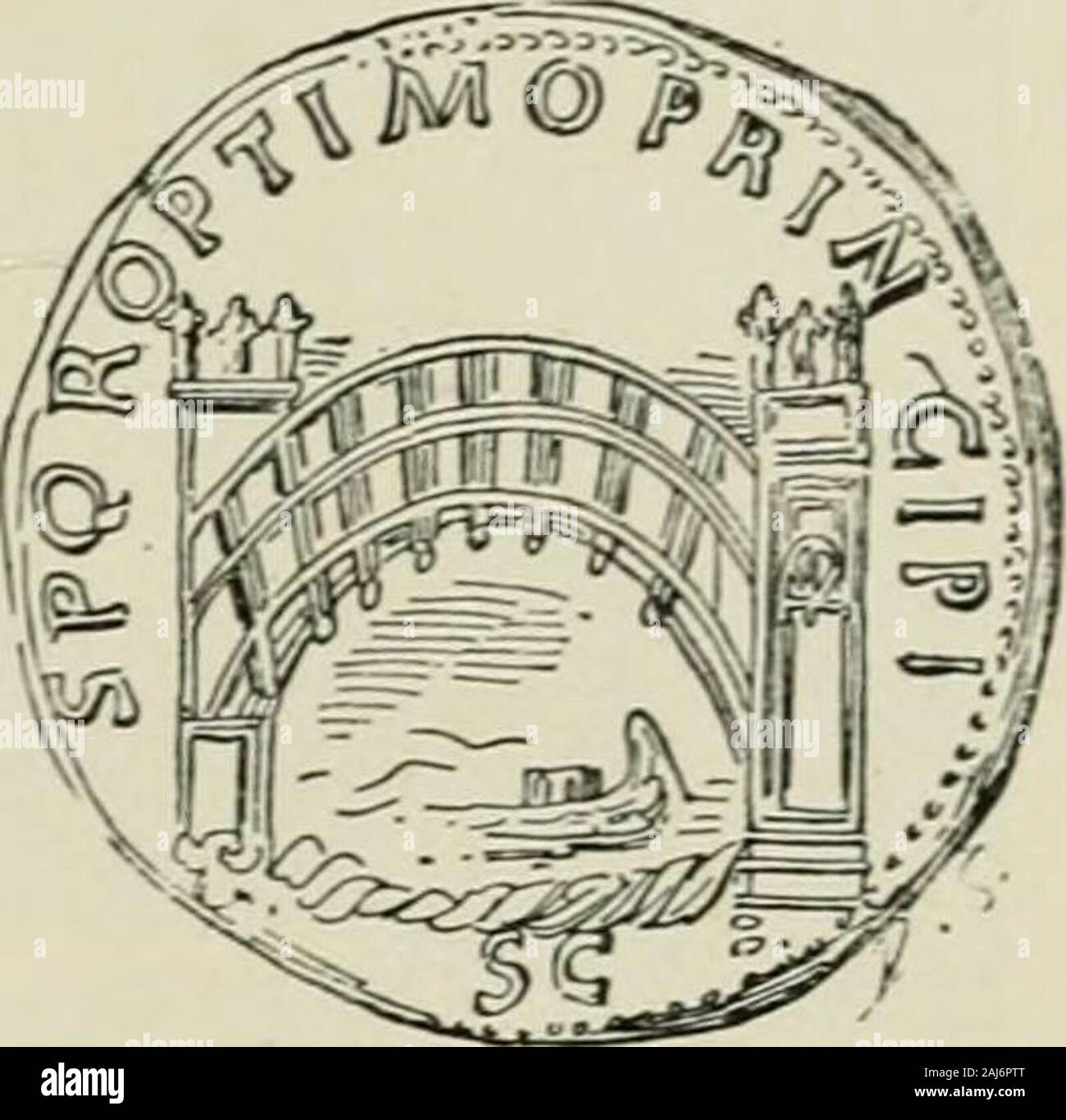 Histoire de Rome et du peuple romain, de son origine jusqu'à l'invasion des barbares ; . 42, et Bartoli, le Colonel Trajana (Roma, 1672), pi. 35.^ DANVVIVS COS. V. PP. S. P. Q. R. OPTIMO PRINC. Le withreeds couronné du Danube, le bras droit étendu, le bras appuyé sur une urne. Pièce en argent. NERVA ET TRAJAN, 96 à 117^ A.D. 759 ennemis. Decebalus vient lui-même de l'avant et accepté les hardconditions. Sa capitale a reçu une garnison Strasser, qui a été con-connecté par une ligne de postes fortifiés avec les camps sur le Danube.L'expédition avait tenu deux campagnes(101-102), et engager trois graves Banque D'Images