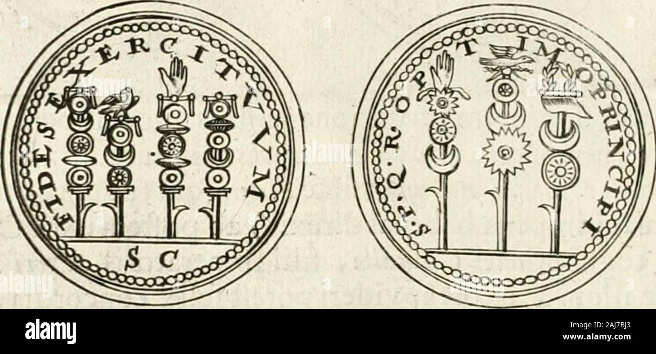 Religio Romanorum Veterum castrametatio, disciplina militaris ut & balneae antiquis numismatibus & ex lapidibus demonstrata . concomitatum , quiv fide n^^^tjn ili-o/ra C 3 tcs un^. - R E L 1 G I O Imperatoriobligacos perveniebant teneret tes, Romaniad gloriofas actriuraphales vi£torias. lllud dextras érige-iniignia fuorummilituni fuper re fecit, quodunioncni excrcitus oftenderet concordiam& totius : llcut videripoteft prceteritis qucm dans libro , confcripfidc ftrametatione Roiuanorum-Ca. PHIUPPUfS SEAOBIT^o" !. T RAIA3raS. SP£S. Adhuc Erant Roma ! Plurima alia templa, tem-ficut Plum St)ec, ejuf Banque D'Images