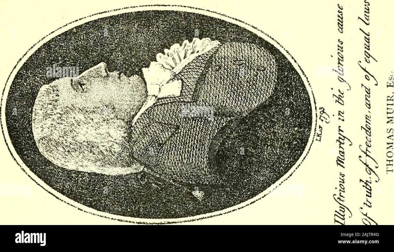 Kay's Edinburgh portraits : une série de biographies anecdotiques principalement des Scotchmen . cate, lui et ses amis intimes, Blair et Abercromby, wereappointed habilités à avocat. En 1787, il est devenu shérif depute-ofAyrshire ; et, à la mort de Lord Hailes en 1792, a pris place sur le banc en tant qu'Éternel Craig. En 1795, il succède à Lord Hemlerland asa - commissaire de justicier. Cette situation qu'il a occupé jusqu'en 1812, il a démissionné whenhe sur compte de la baisse de la santé ; mais conserve son siège dans la cour civile jusqu'à sa mort. Seigneur Craig était plus une distinction sur le banc qu'il avait le beenat bar. Sa condu Banque D'Images