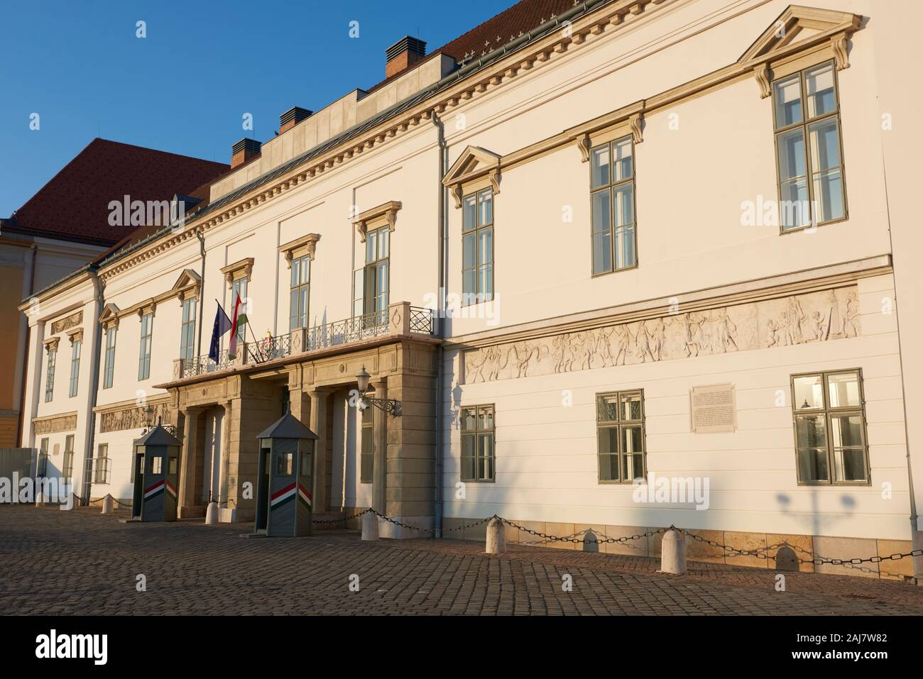 Palais de Sándor, Budapest, Hongrie Banque D'Images