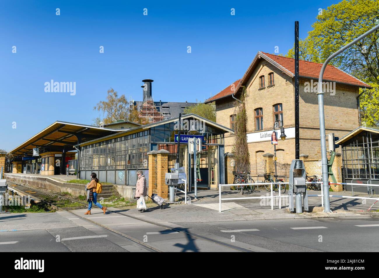 S-Bahnhof, Bahnhofstraße, Lichtenrade, Tempelhof-Schöneberg, Berlin, Deutschland Banque D'Images