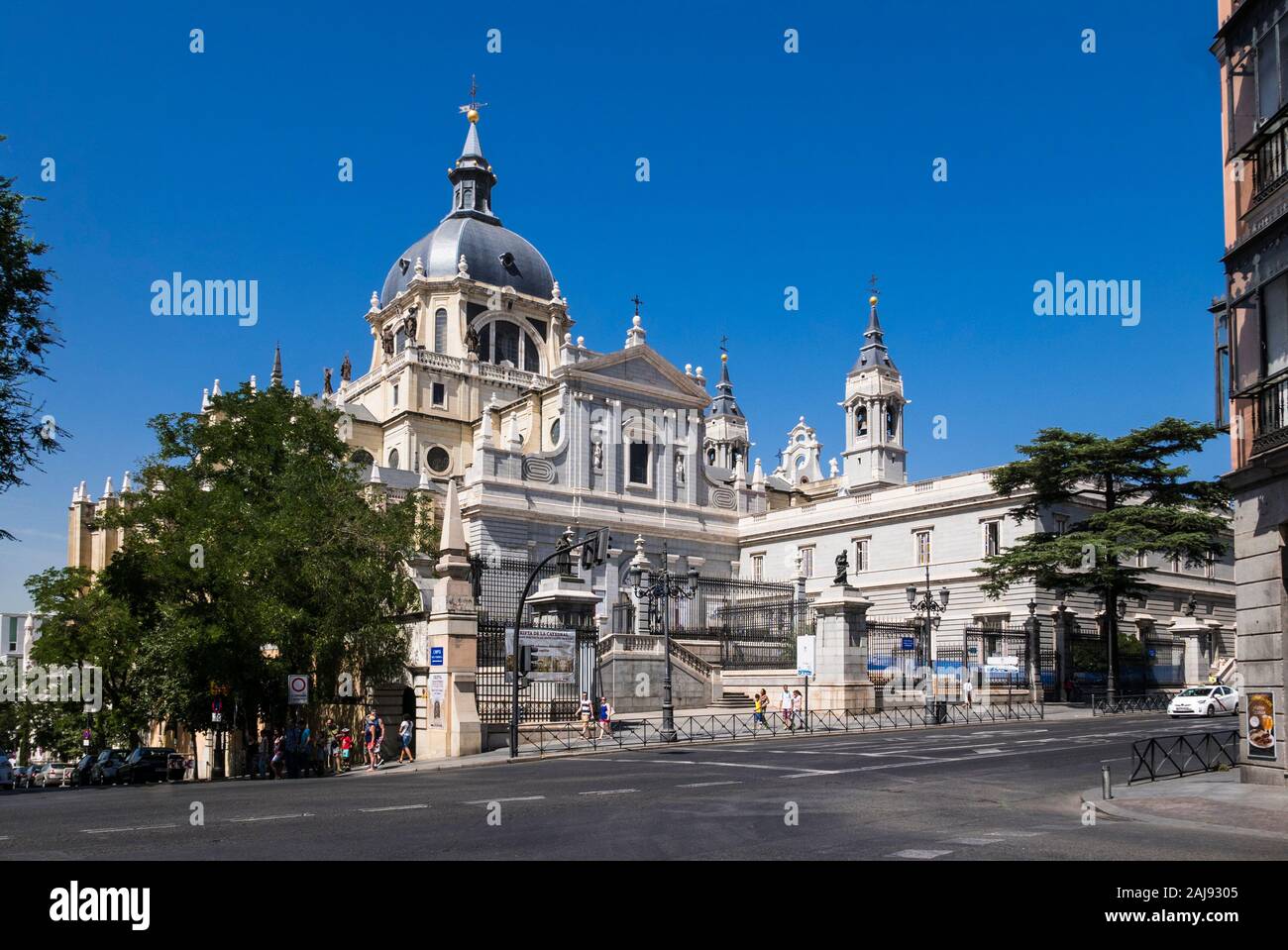 Cathédrale de l'Almudena, Madrid, Espagne Banque D'Images