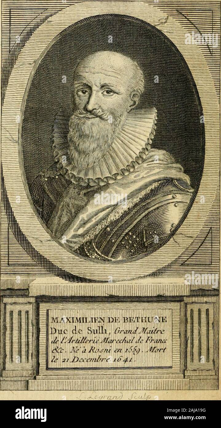 Mémoires de Maximilien de Béthune, duc de Sully, principal ministre de Henri : le Grand . . ^^^*-- :  %- ^ ? : ;"-^ .^fi*h ;,aK. MEMOIRES DE Maximilien de Béthune&gt ; DUC DE SULLY, PRINCIPAL MINISTRE DE HENRI LE GRAND je mis en ordre, avec des RemarquesPar m*. L. D. L. D. L. La nouvelle édition, revue 5c corrigcc. TOME PREMIER.mmoiresdemaxim01sull Banque D'Images