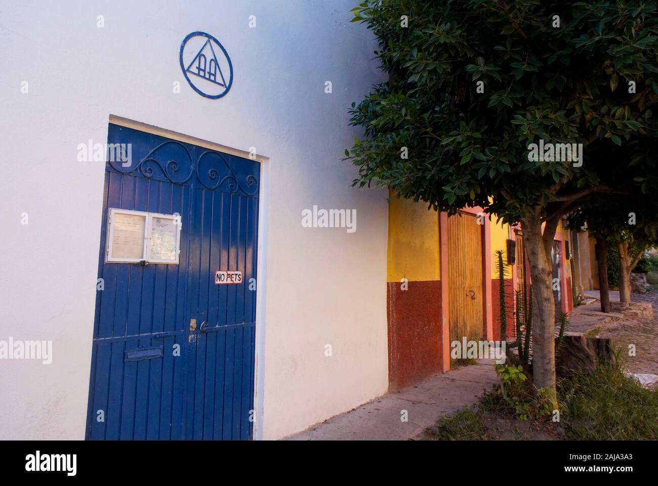 Alcooliques Anonymes (AA) bureau à San Miguel de Allende, Mexique Photo  Stock - Alamy