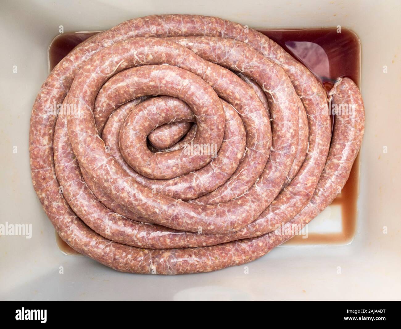 Fabrication de saucisses Banque de photographies et d’images à haute