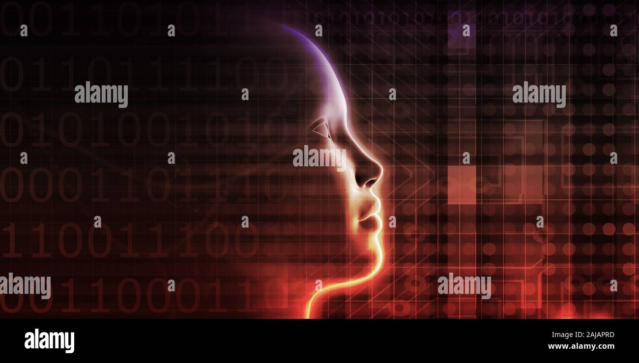 La technologie de la science à l'industrie des solutions de Big Data Concept Banque D'Images