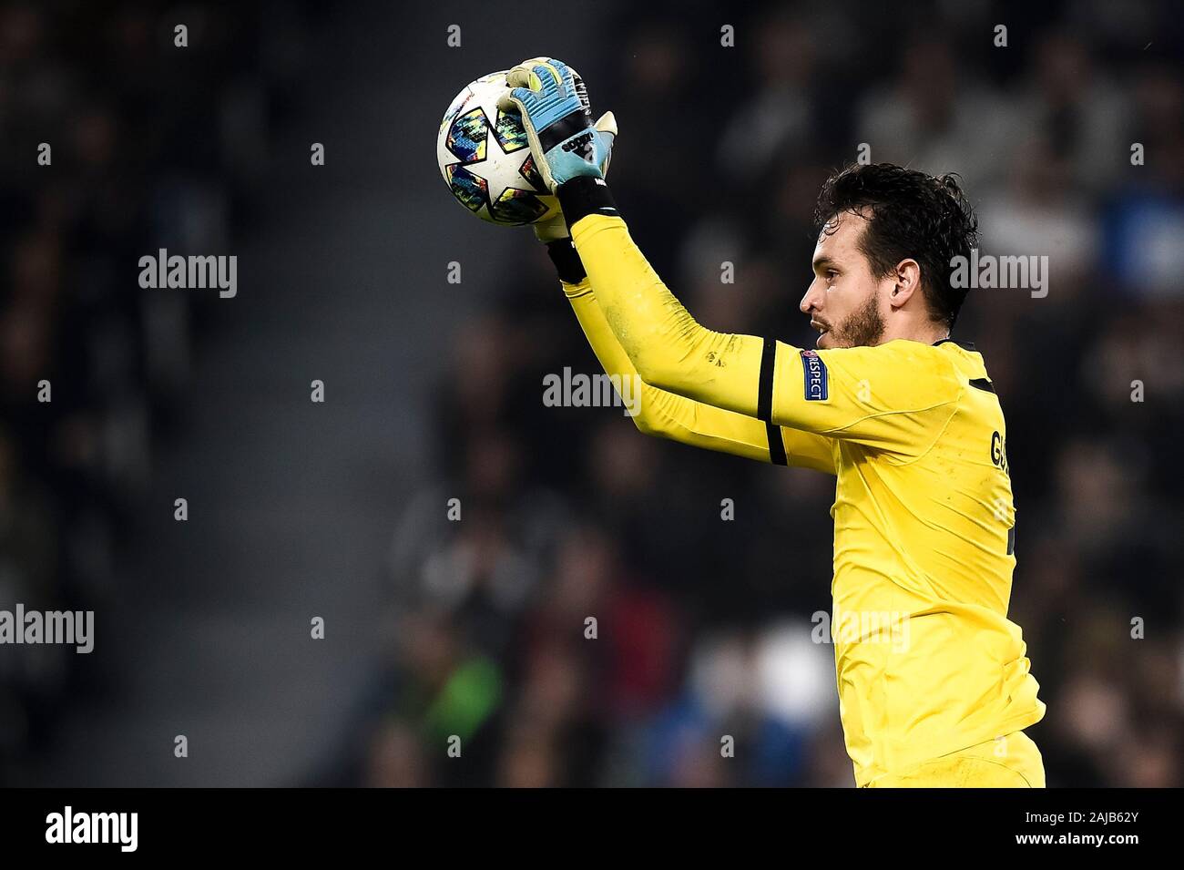Turin, Italie - 22 octobre, 2019 : Guilherme de FC Lokomotiv Moscou en action lors de la Ligue des Champions, match de football entre la Juventus FC et FC Lokomotiv Moscou. La Juventus a remporté 2-1 par rapport à FC Lokomotiv Moscou. Credit : Nicolò Campo/Alamy Live News Banque D'Images