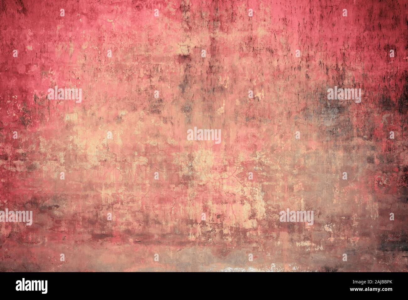 Du vrai wall background, rose grungy texture. Banque D'Images