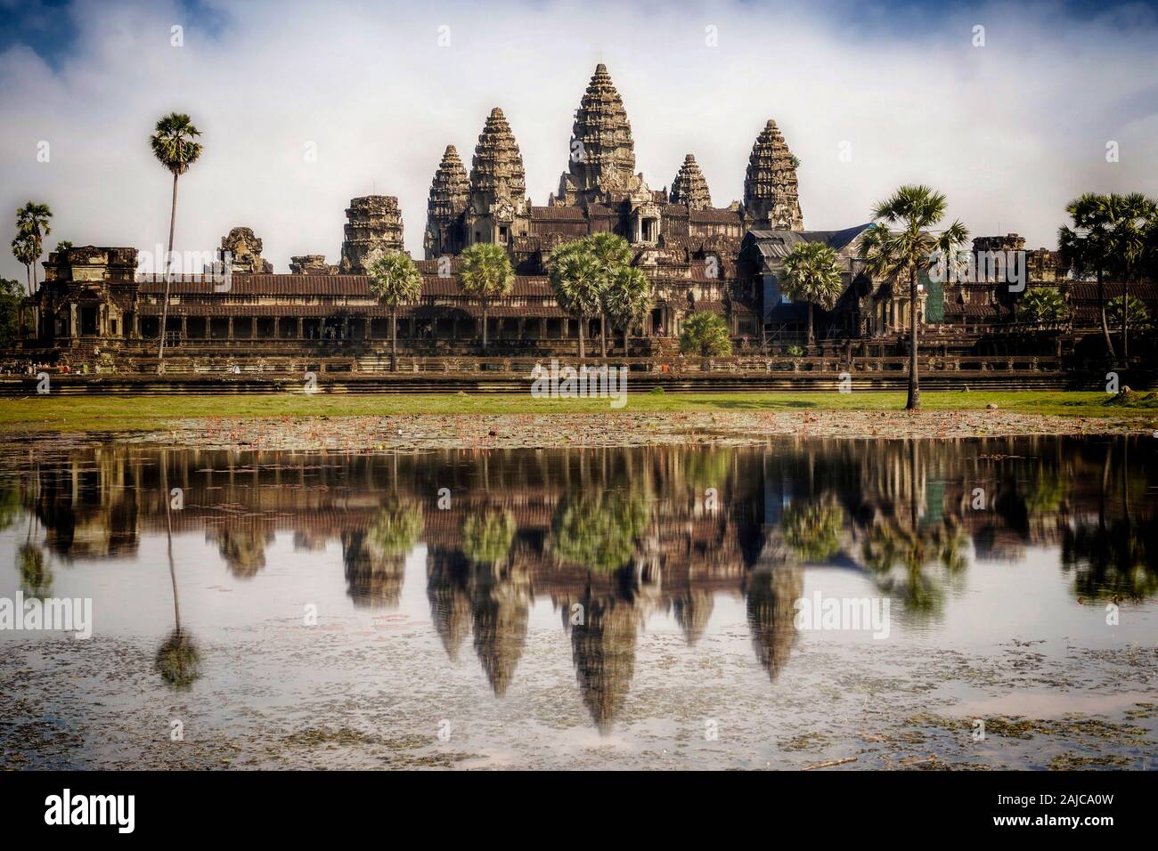 Temple d'Angkor Wat, Siem Reap, Cambodge. Banque D'Images