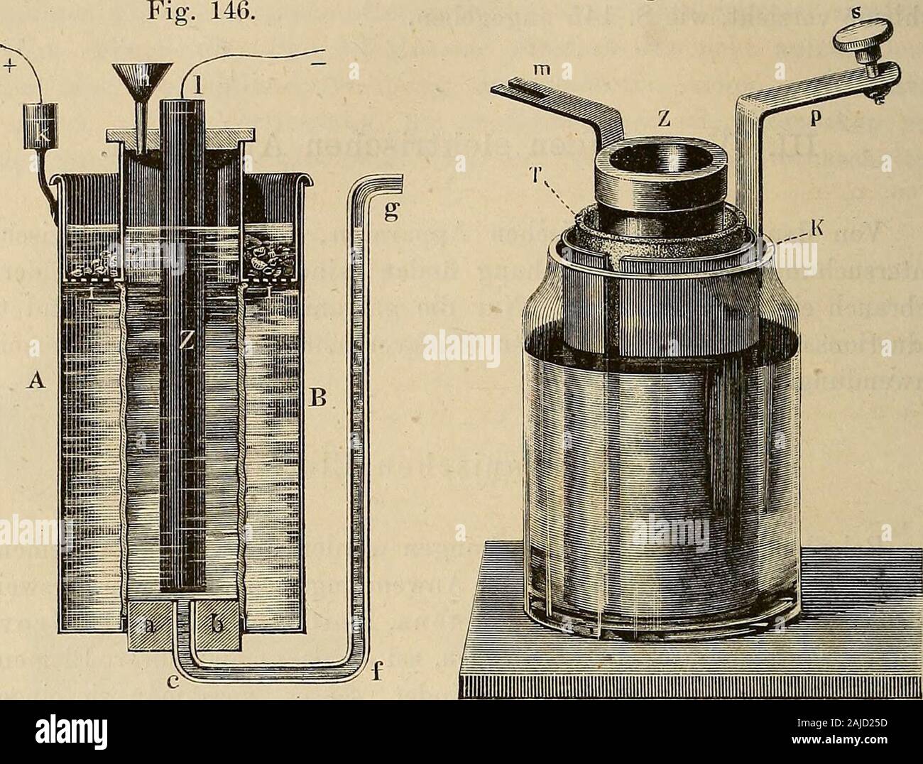 Physiologische Methodik : Ein Handbuch der praktischen Physiologie . gefüllt und wurde durch gestossene Kupfervitriol-krystalle, welche auf das Sieb ii gelegt und stets concentrirt Ochsengurgel erhalten.die dans verdünnte gegossen wurde und Schwefelsäure einamalgamirter Zinkcylinder eingetaucht Z, der an dem Deckeldes Siebes hölzernen je befestigt guerre. En dem Deckel war ein Trichter, hangebracht ausserdem durch den Zinksalz gebildete, um das zu supprimer, fort-während frische Säure dans abgepasster zufloss während die Menge, durchdie Résolution des Zinks schwerer gewordene Säure dans Maa demselben Banque D'Images