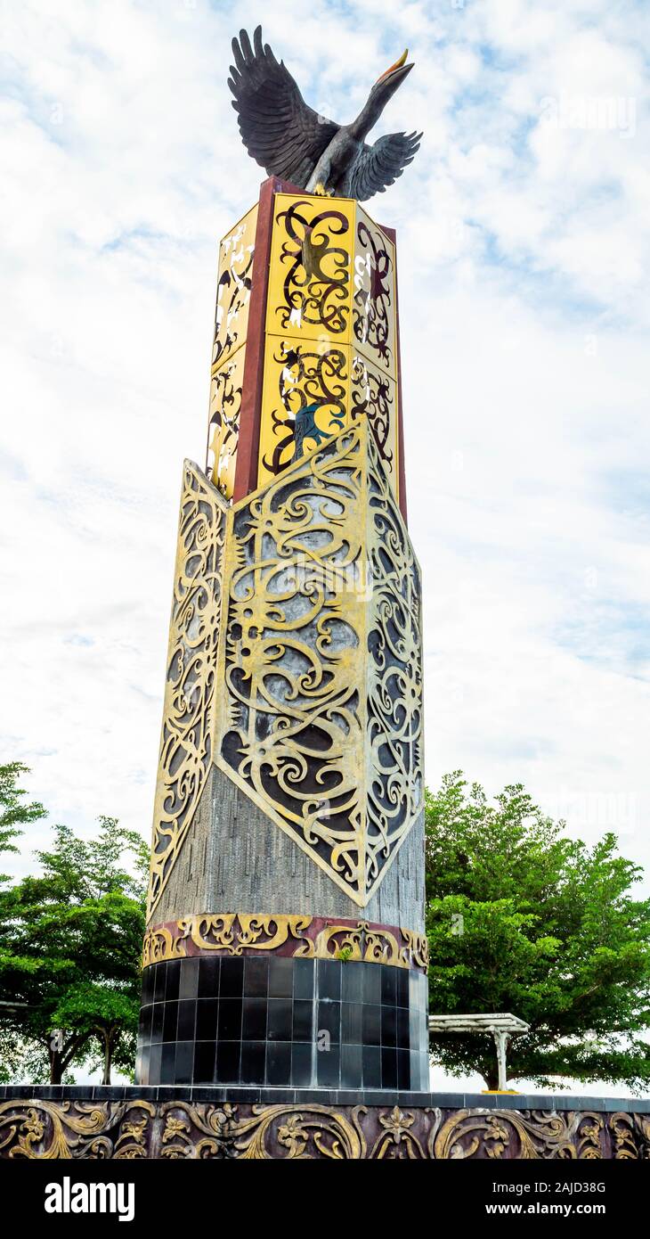 Cinta Damai, Tugu monument emblématique de Tanjung Selor / monument, Bulungan, Indonésie Banque D'Images