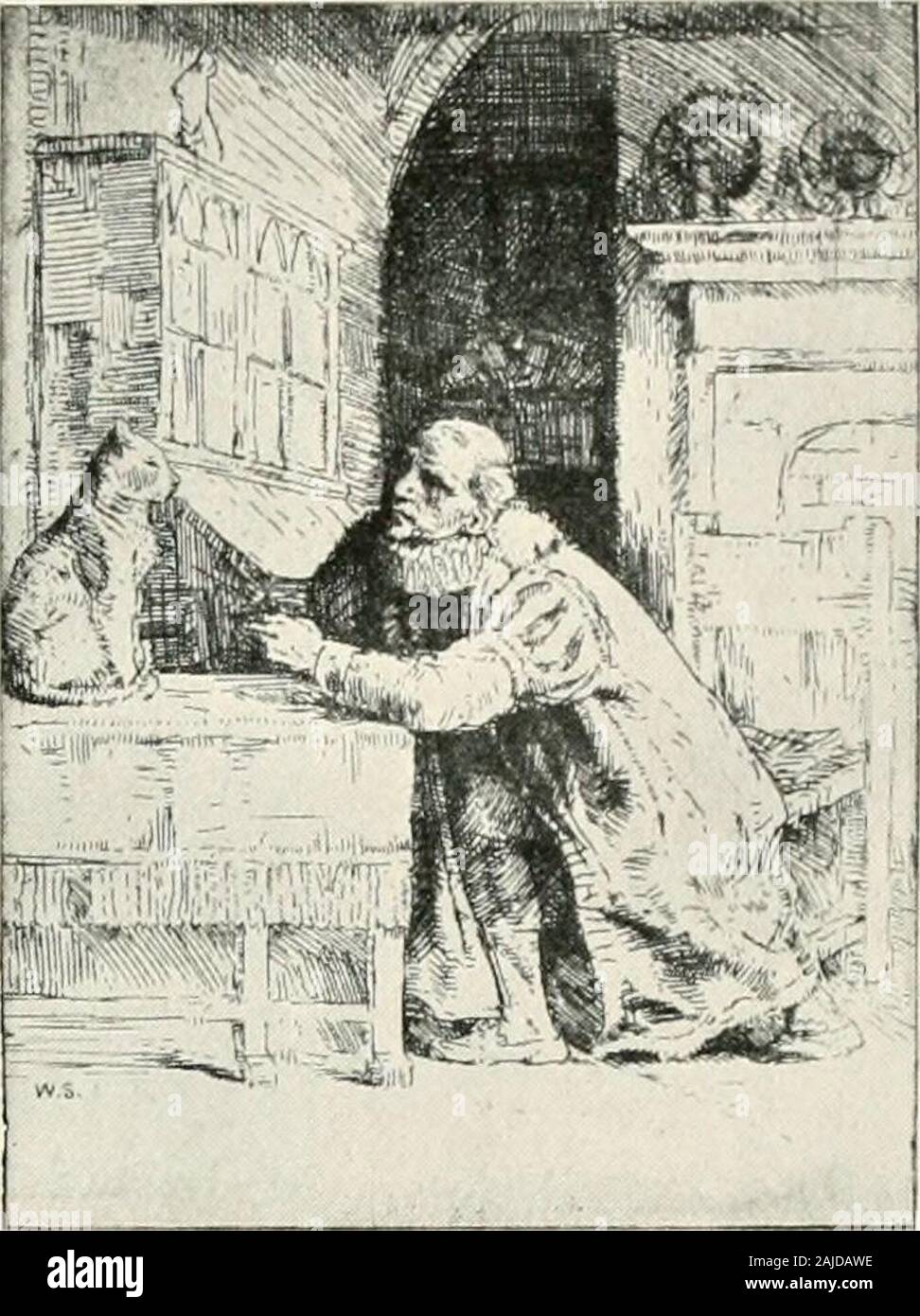 William Strang ; catalogue de son œuvre gravé . 424 425 Banque D'Images
