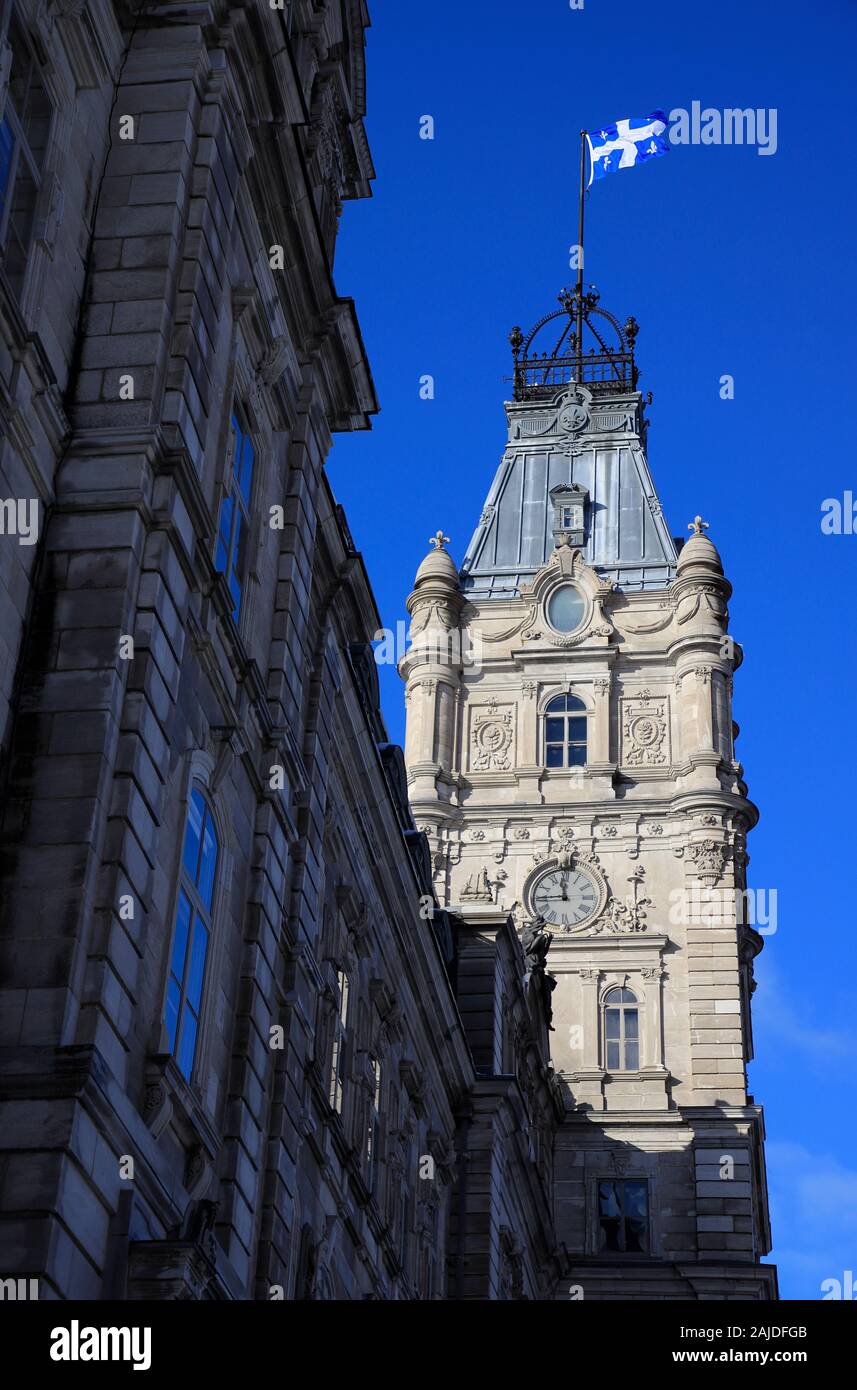 La tour du Parlement du Québec. Québec.Québec.Canada Banque D'Images