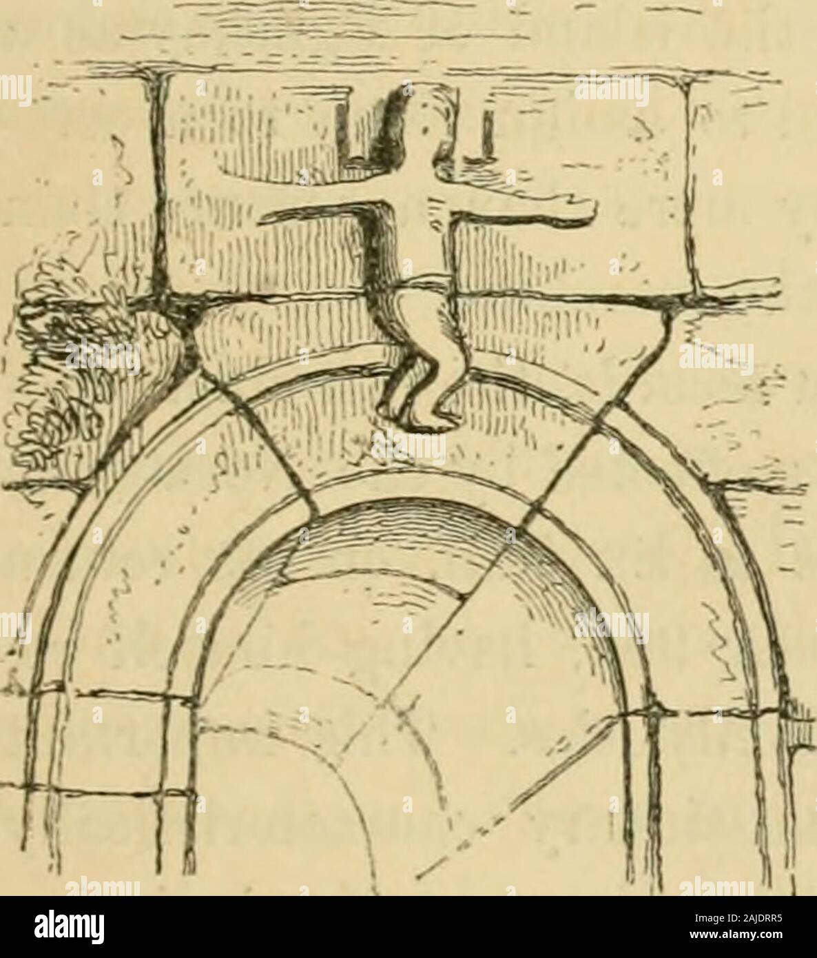 L'archéologie préhistorique et annales de l'Ecosse . s de ressemblance ofa suffisamment marqué, tant dans le caractère propre de la maçonnerie et des détails de Timahoe Brechin et Tours. Et Thepellet soffitof moulage sur le cordon de l'ancienne aussi très étroitement corre-sponds Avith la finale de l'architrave de la porte d'Écossais, bien que leurs décorations sinon très différents. Le célèbre tours rondes de l'Écosse sont ceux d'Abernethyand Brechin ; mais en plus de ces nous avons l'ancienne tour churchand Saint-magnus, Egilsliay, à Orkney, qui, bien qu'hithertogenerally négligée de son Banque D'Images