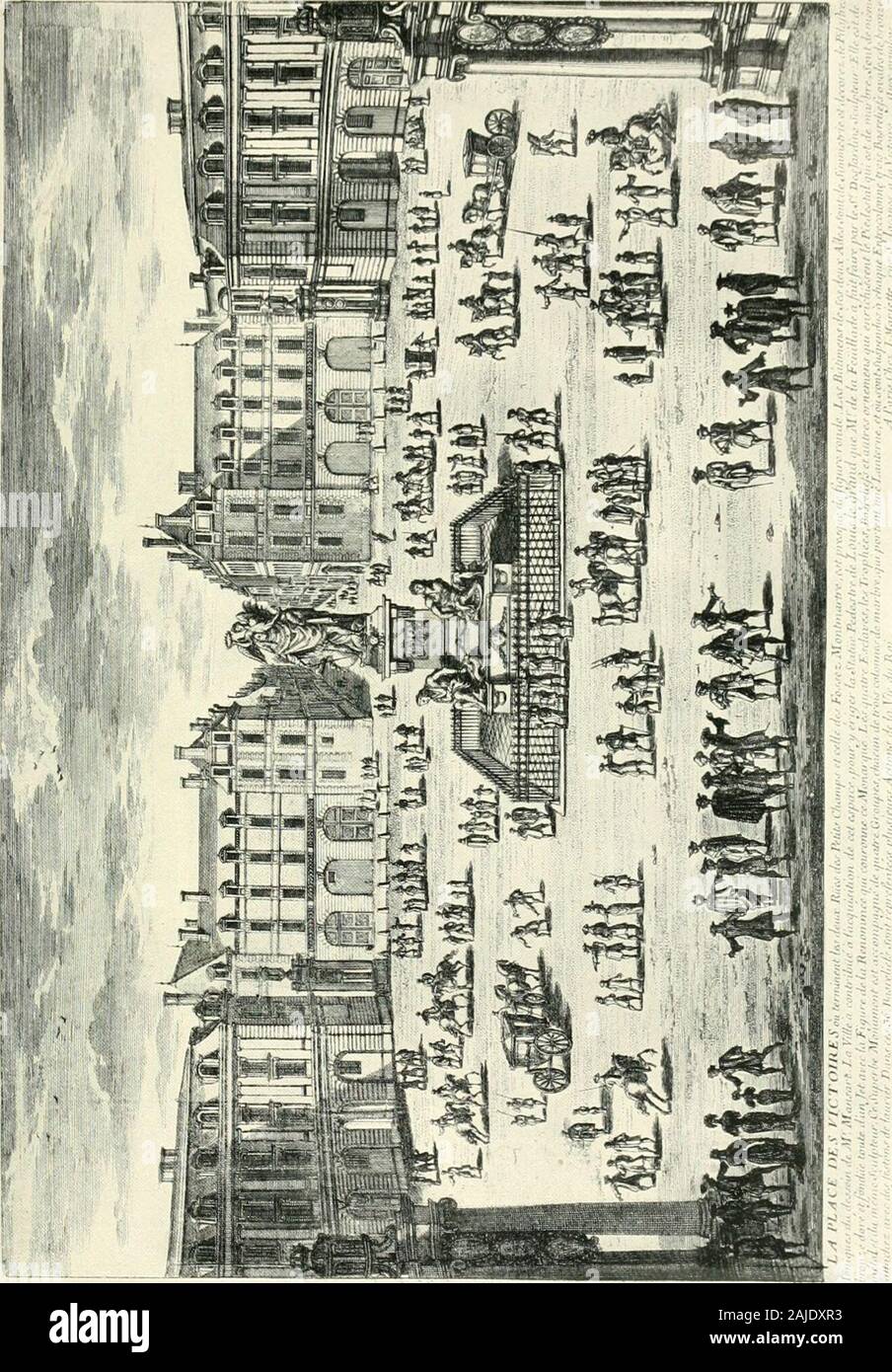 Une histoire de l'architecture française à partir de la mort de Mazarin jusqu'à la mort de Louis XV, 1661-1774 . mitted-les d'abord à l'architecture de theAcademy. La chapelle qui est sur la plate-forme isabout 42 pieds de diamètre, et a une augmentation de 5 pieds, avec ratherthin les murs. La poussée est décrit dans l'architecture de Proces-Verbaux des theAcademy comme ayant été respectées par quatre trompesaux quatre angles, et colonnes isolees en dedans ce que la Compagniea fort approuve. Dans l'année suivant on dit qu'il designedwith Gittard le vestibule et façade de l'Hôtel de Ville de Dijon. En 1685 Mansart d Banque D'Images