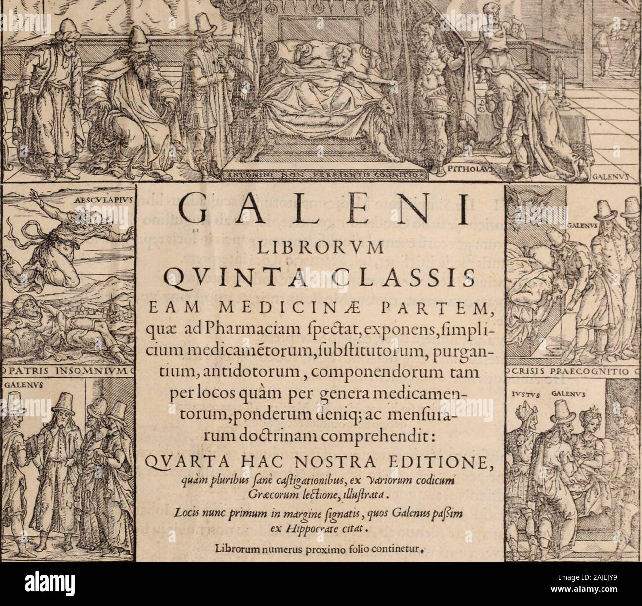 Galeni opera omnia quae existant : en latinum sermonem conuersa . Igaleniomniaquaee67gale. 6 Banque D'Images