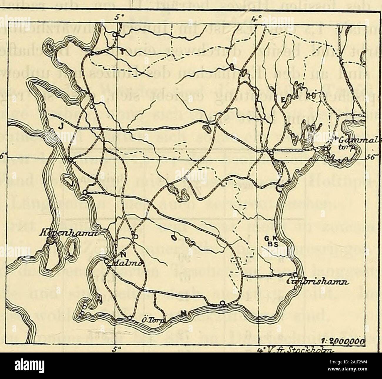 Svenska vetenskapsakademien handlingar . Orientirung beisammen Sandstein im liegen. B. DIE GESCHIEBEHÖLZER SCHWEDENS. 000 Sv. L'EFP. Akad. Ilanai. Bd. 24. N:o 13. AUgemeines. Diluvium Im Schoneiis aiigrenzeiiden Blekinges uiid der Theile und Hallands kommenGeschiebehölzer unter anderen Verhältnissen wie in Norddeutschland vor. Liegenentweder Geschiebelehni sie noch im bzw. Öder gelangten sable érosion GeröUe als die anden Strand. Hauptverbreitungsgebiet sildöstliche das ist Ihr Schonen, vornehmlich von dieKiistengegend Kivik bis Trelleborg, gehen sie im Westen und bis Tormarp tellement imOsten Banque D'Images