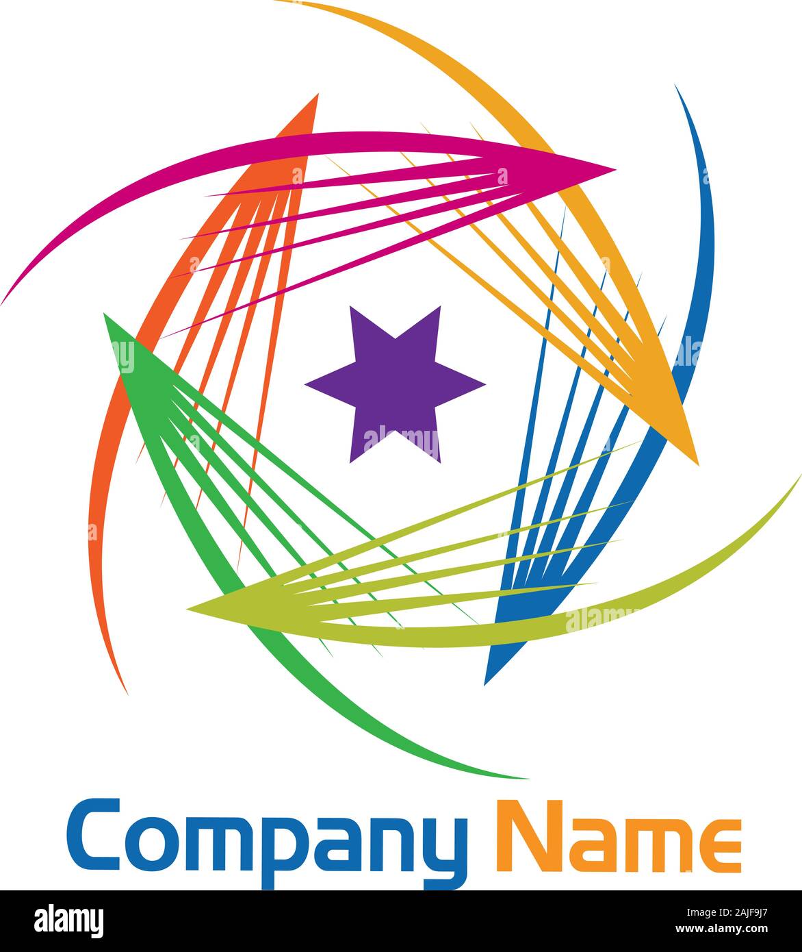 logo étoile Banque D'Images