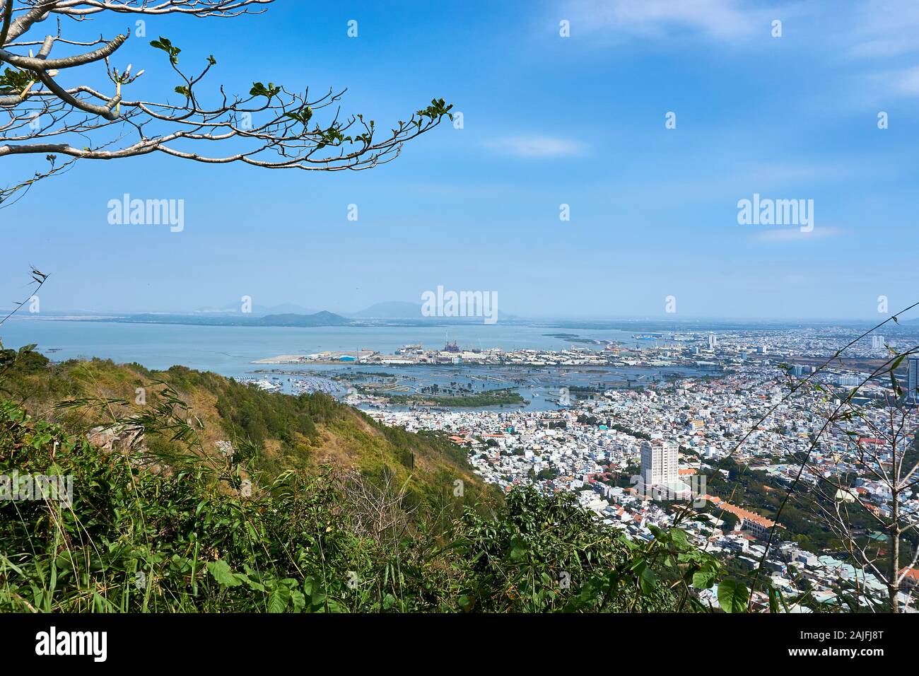 VUNG TAU, VIETNAM - DÉCEMBRE.24,2020 : vue sur Vung Tau à Noël. Banque D'Images