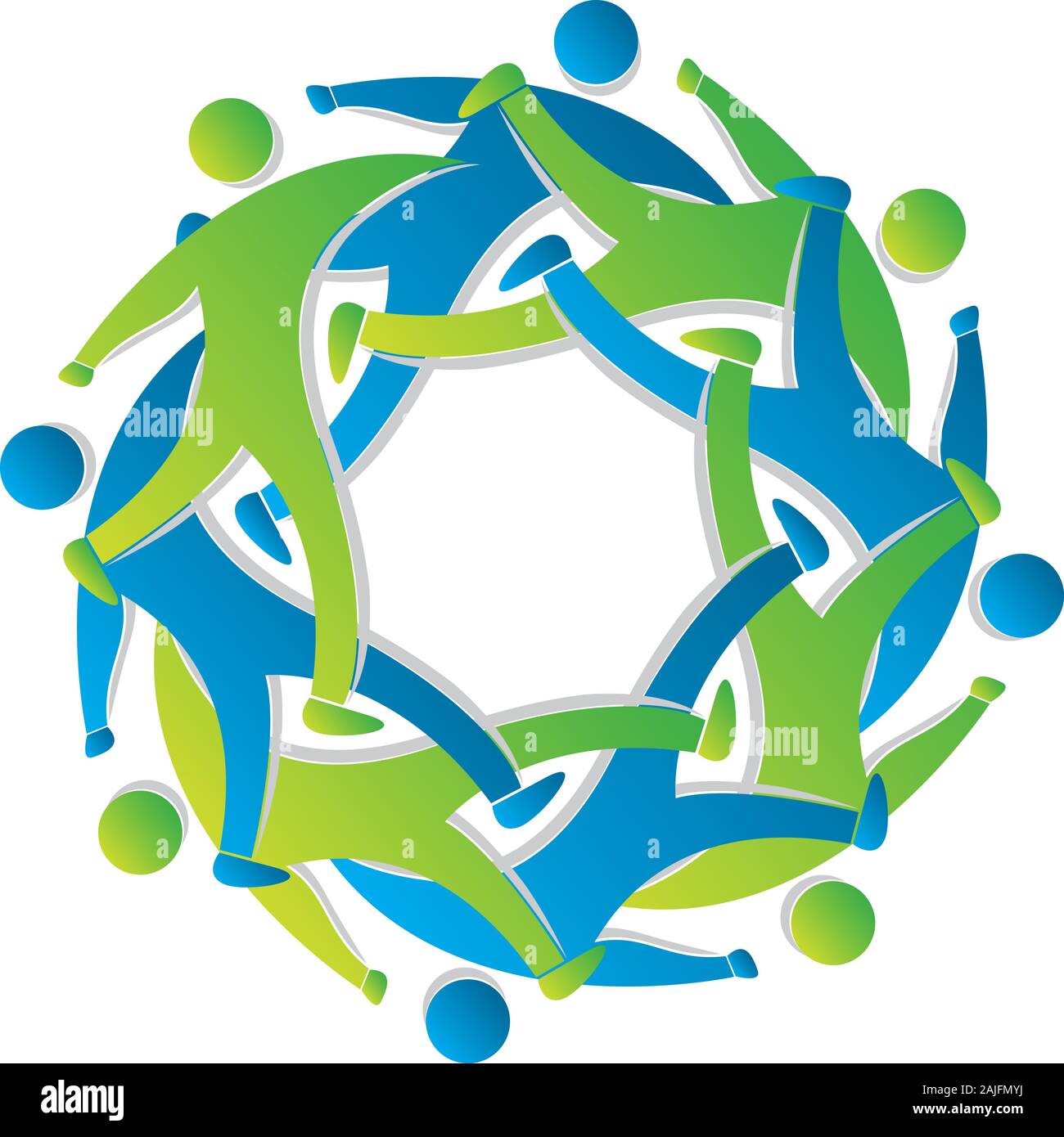 Logo de personnes Banque D'Images