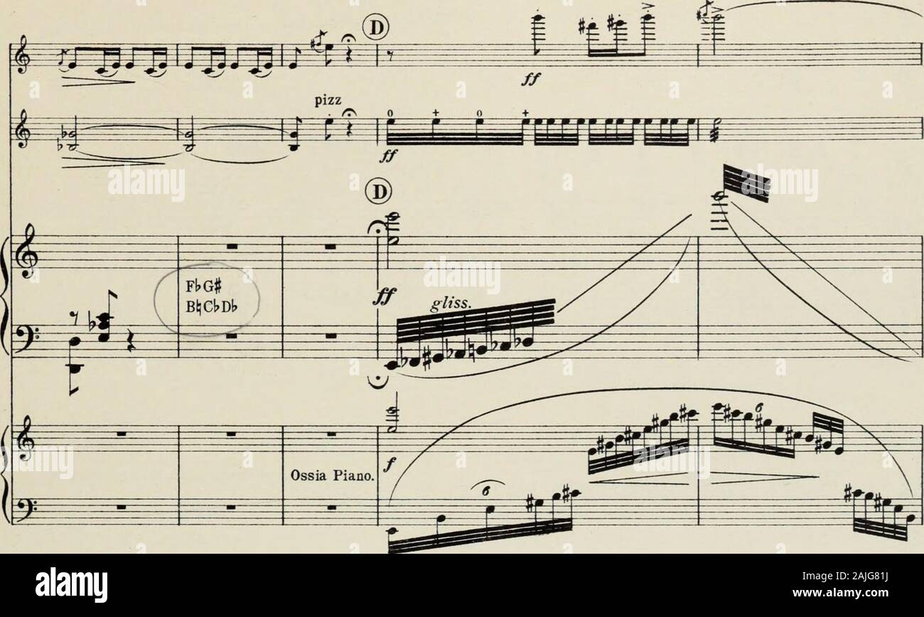 Suite pour flûte, violon et harpe, ou deux violons et piano  = Suite pour flûte, violon et harpe, ou deux violons et piano, op 6 . CP FOC.  ?&)• ^ ^-- sempre JE J.W.C. 208 21. Con*^. Banque D'Images