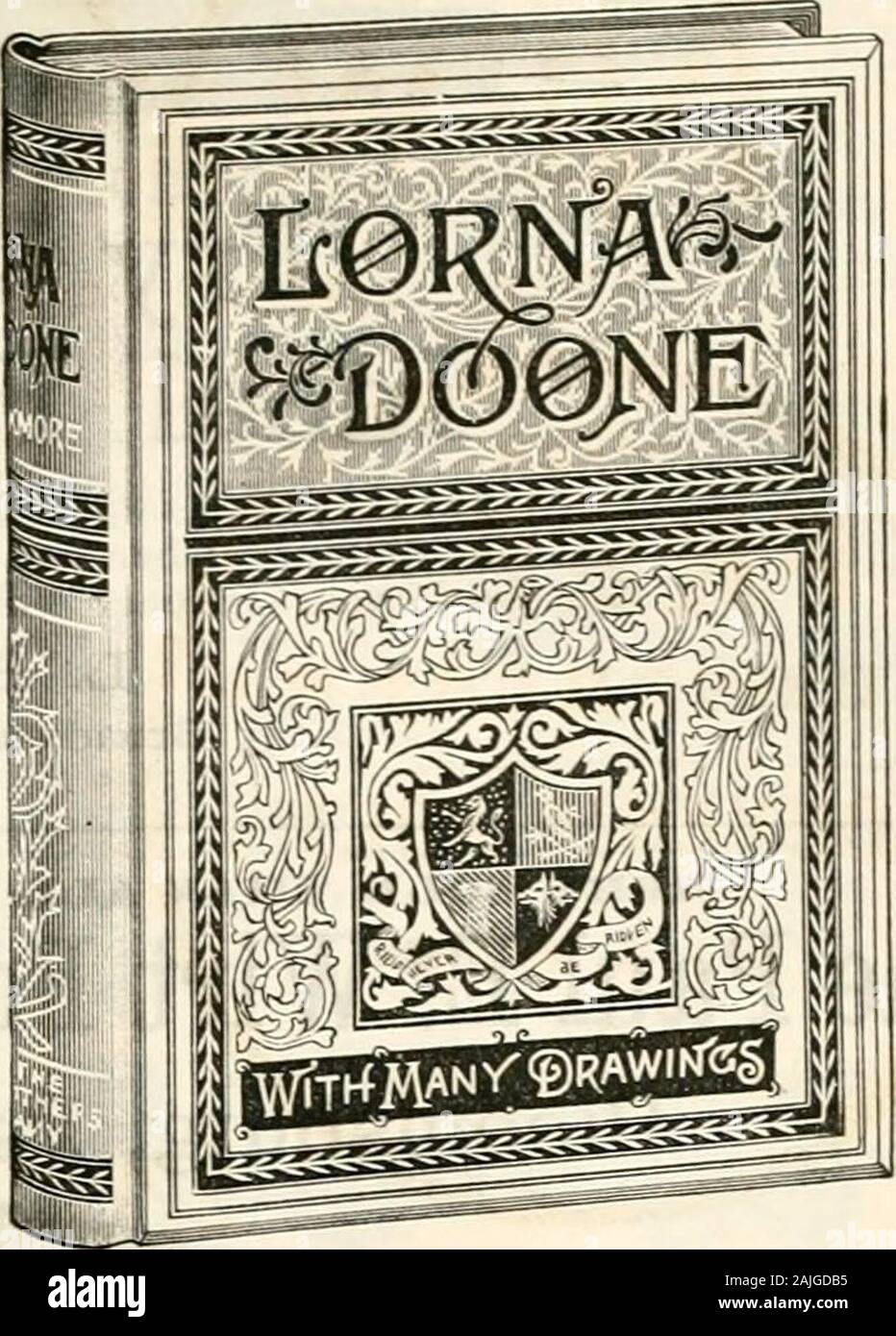 L'illustre magazine mensuel . li. Tous ceux qui ont lu : romantique, fascinant de Blackmores ? ? Demandez à votre papetier, ou envoyer 25 cts. timbres pour C. W, Johnston, 735, rue Main Ouest, Louisville, Ky., la grêle avec délectation cette nouvelle édition, contenant quelques hundredillustrations, par de célèbres artistes anglais et américains, de son jamais oublié de scènes pastorales et d'incidents. Pour lire cette histoire comme il a été publié pour la première fois, sans les illustrations, est un privilège ; mais de le lire dans cette édition, l'œil gratifiedby la large marge de la pages, la finesse du papier, et la clarté de la typ Banque D'Images