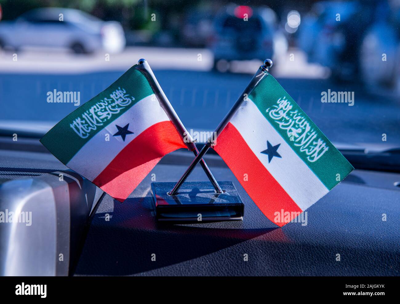 Drapeaux du Somaliland Banque D'Images