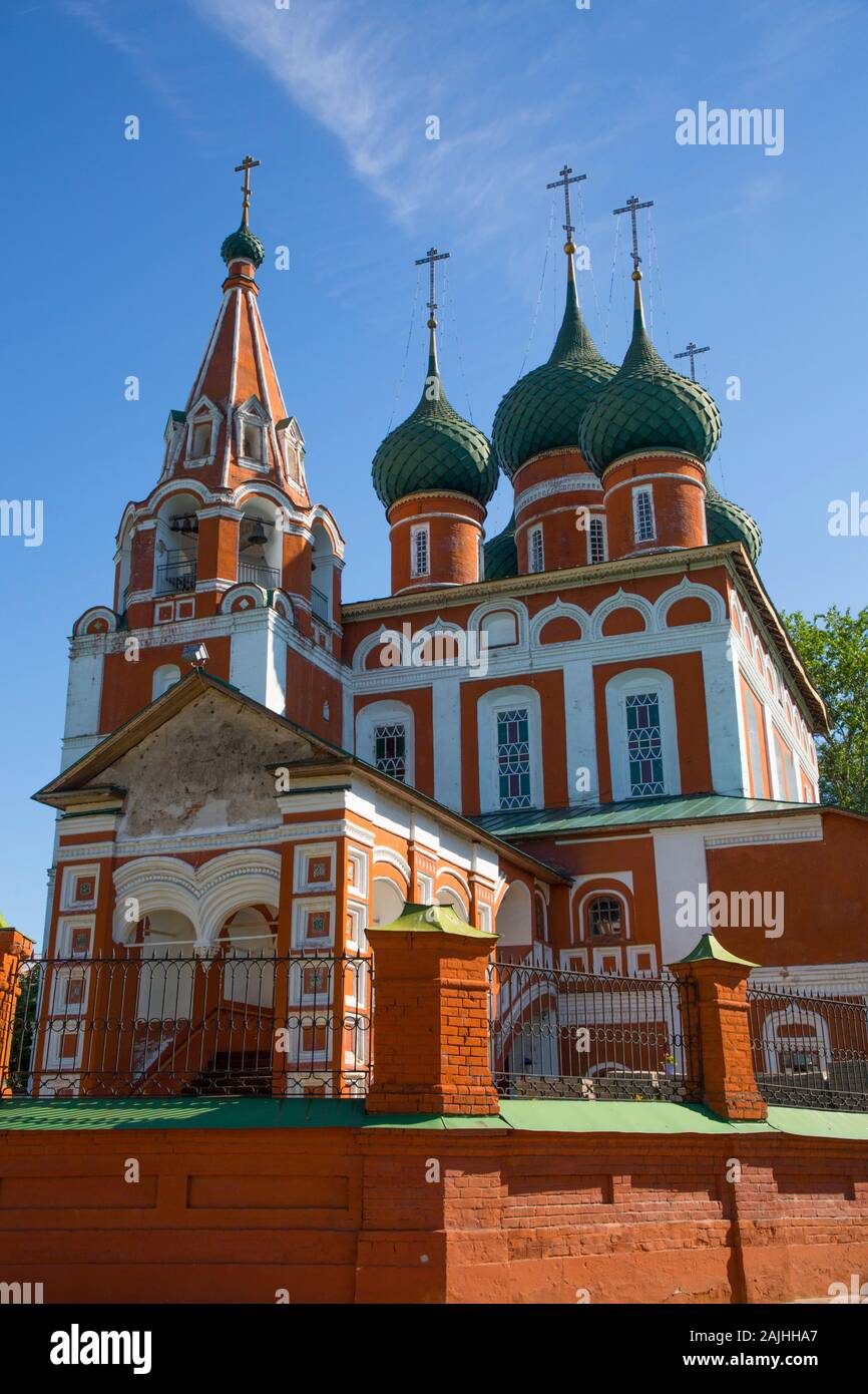 L'église St Michel Archange, Site de l'UNESCO, Iaroslavl, anneau d'or, de l'Oblast de Iaroslavl, en Russie Banque D'Images