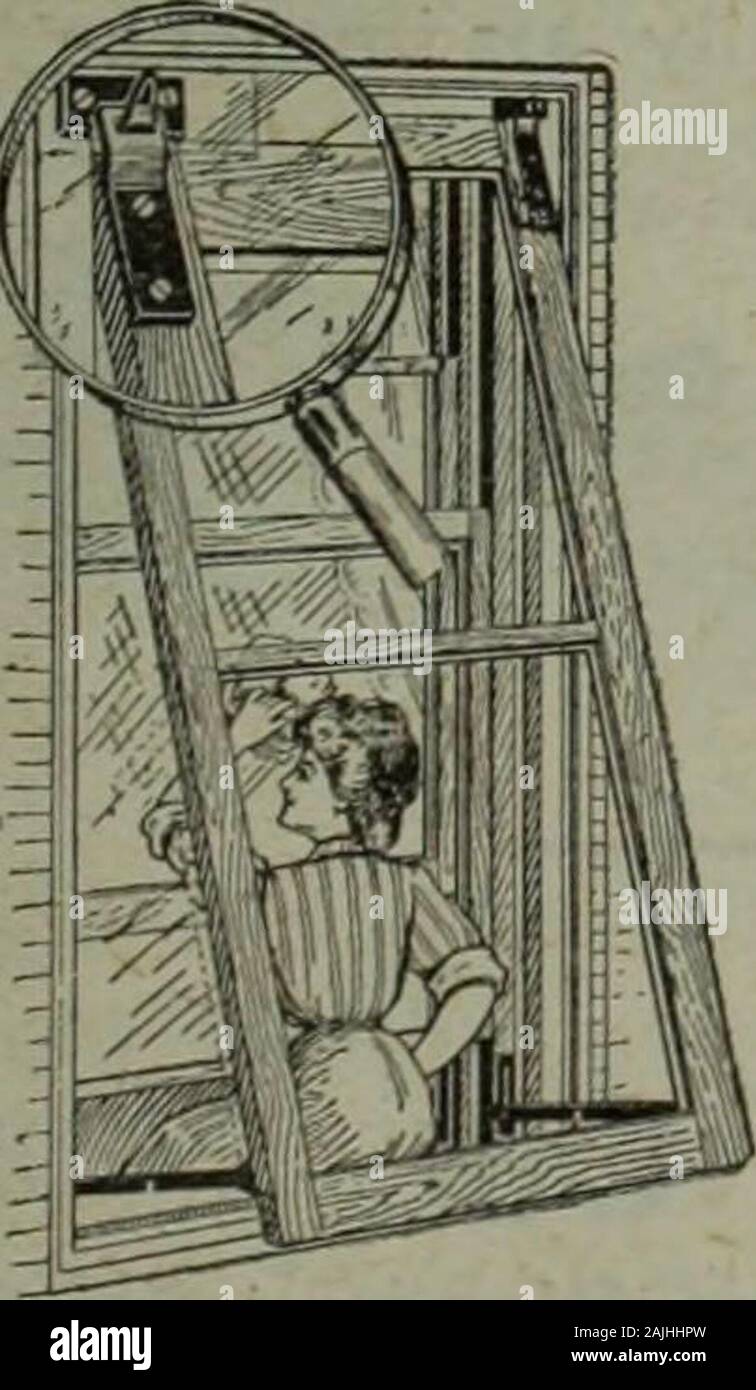 Octobre-décembre 1910 merchandising matériel . FuUy justifié n° 3-pour scies à coupe croisée, même toothNo. 4- Double n° 5- Le bois et scies à bord ce sont les ensembles de scie standard utilisé par le leadingsaw mills pour cross cut, circulaire, du bois et de l'administration des scies. CHAS. MORRILL, 271 Broadway, NEW YORK. Le seul moyen est la façon de montrer simplement PHENIX Phenix Hangersand de fixation est de les vendre. Les contre-fenêtres et écrans sont aseasily bloqué ou supprimé de l'intérieur de répartition serait pendu une photo ; pour ventilation-tion ou pour le nettoyage des vitres en swingthem. Détail des cintres à 10 cents ; Hang-ers et les fixations au détail et 15 Banque D'Images