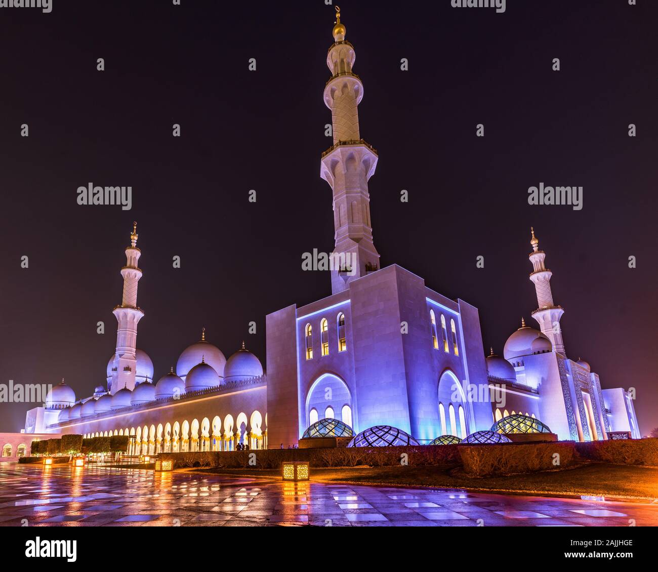 La Grande Mosquée Sheikh Zayed Banque D'Images