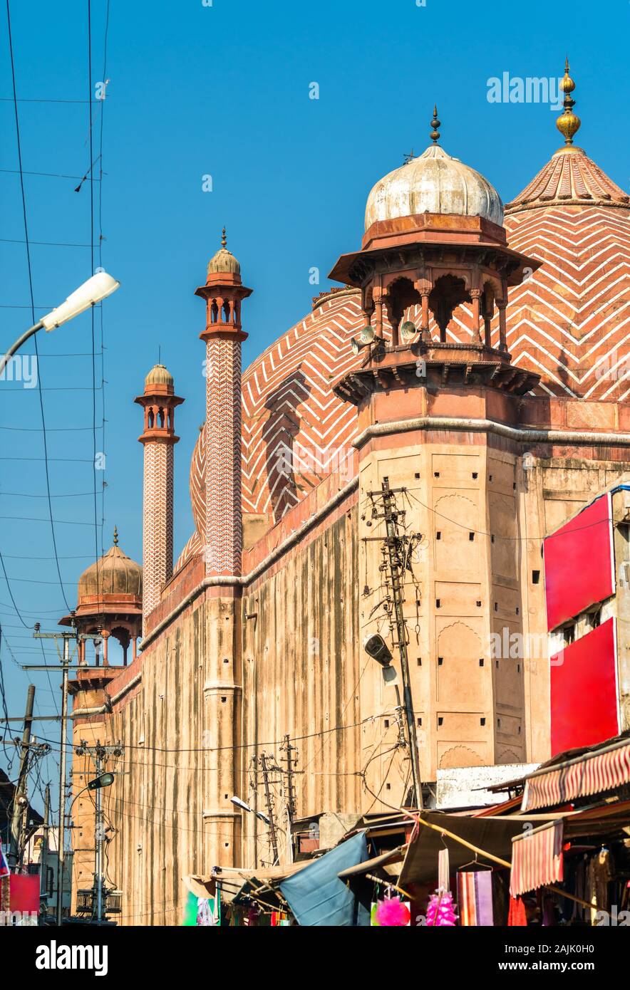 Jama Masjid, une grande mosquée à Agra, Uttar Pradesh, Inde Banque D'Images