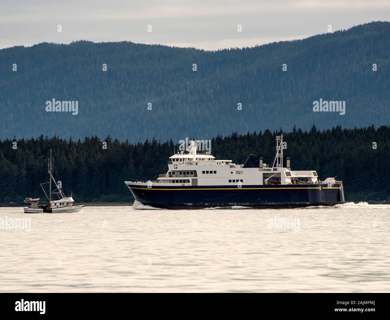 Alaska Marine Highway System le navire Tazlina Banque D'Images