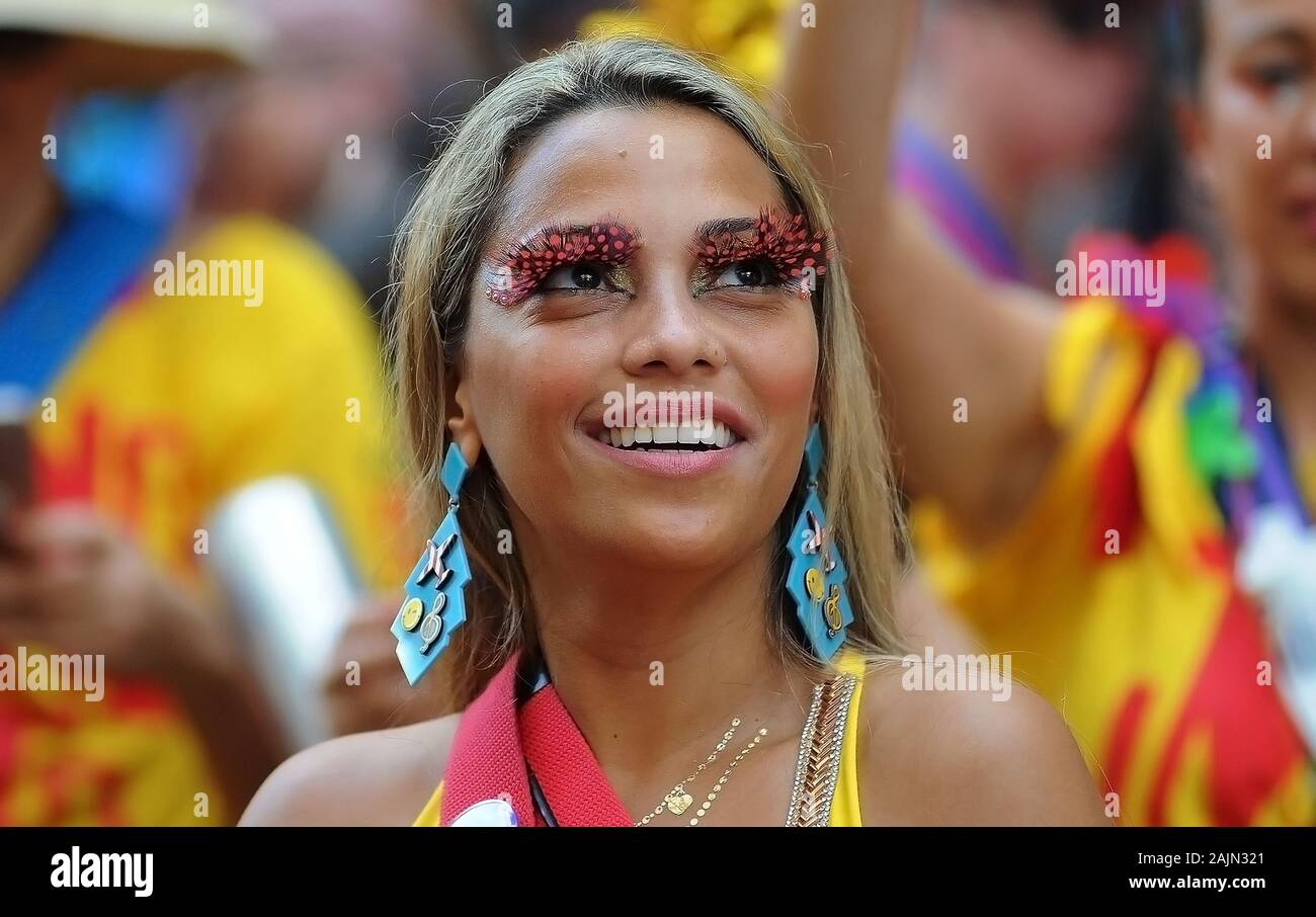 Rio de Janeiro, le 2 février 2017. Pendant le défilé de fêtards le Monobloco bloc au carnaval de rue de la ville de Rio de Janeiro, Brésil Banque D'Images