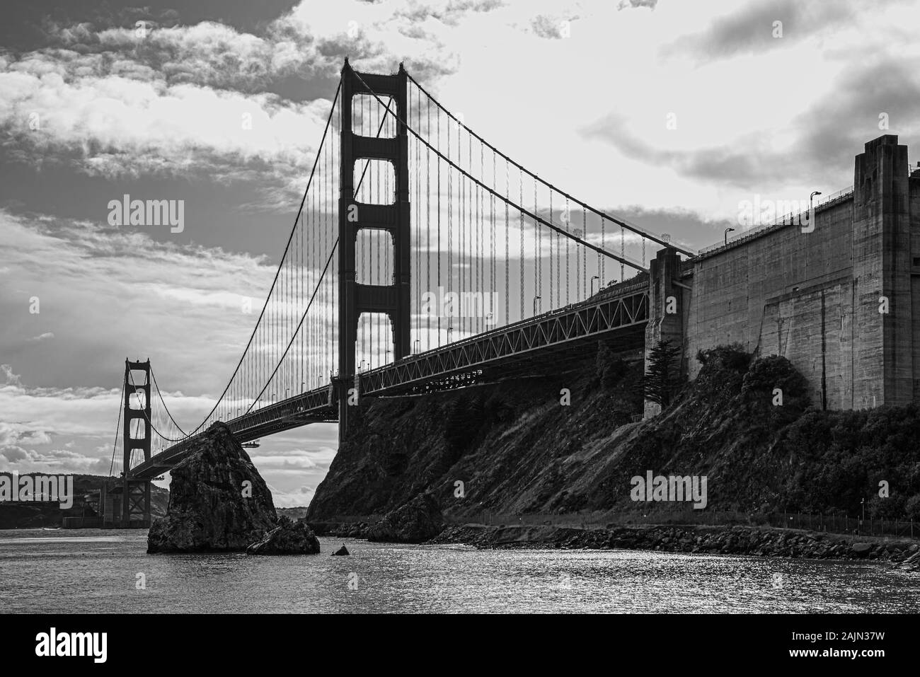 Le Golden Gate Bridge, San Francisco CA USA Banque D'Images