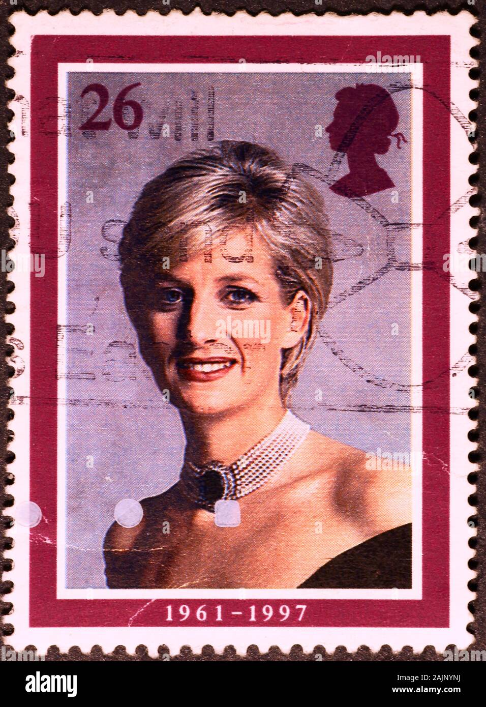 LADY DIANA : lot de 47 timbres différents - Collection