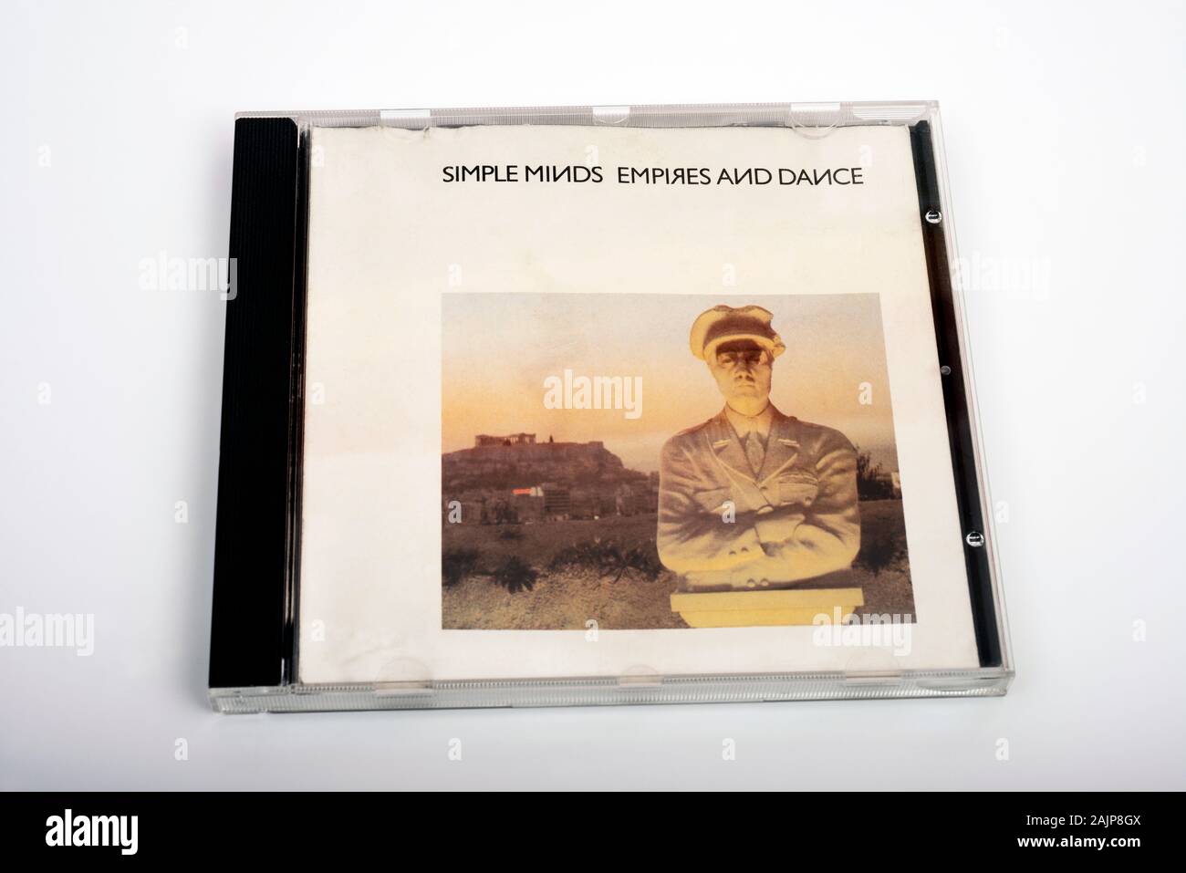 Simple Minds Empires et CD de danse Banque D'Images