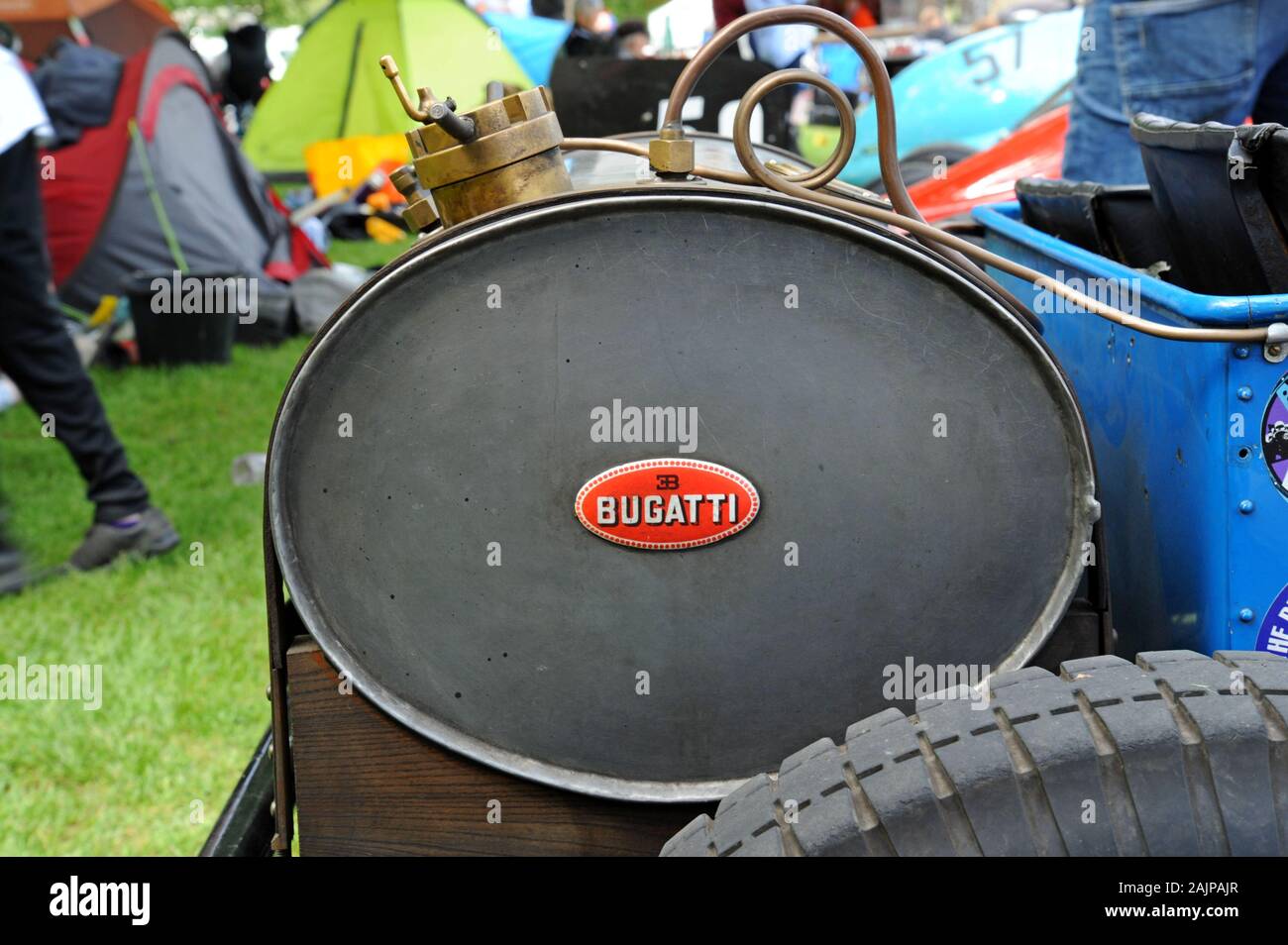1922 Bugatti Type 13 Affiché À Prescott Hill Climb, Gloucestershire Banque D'Images