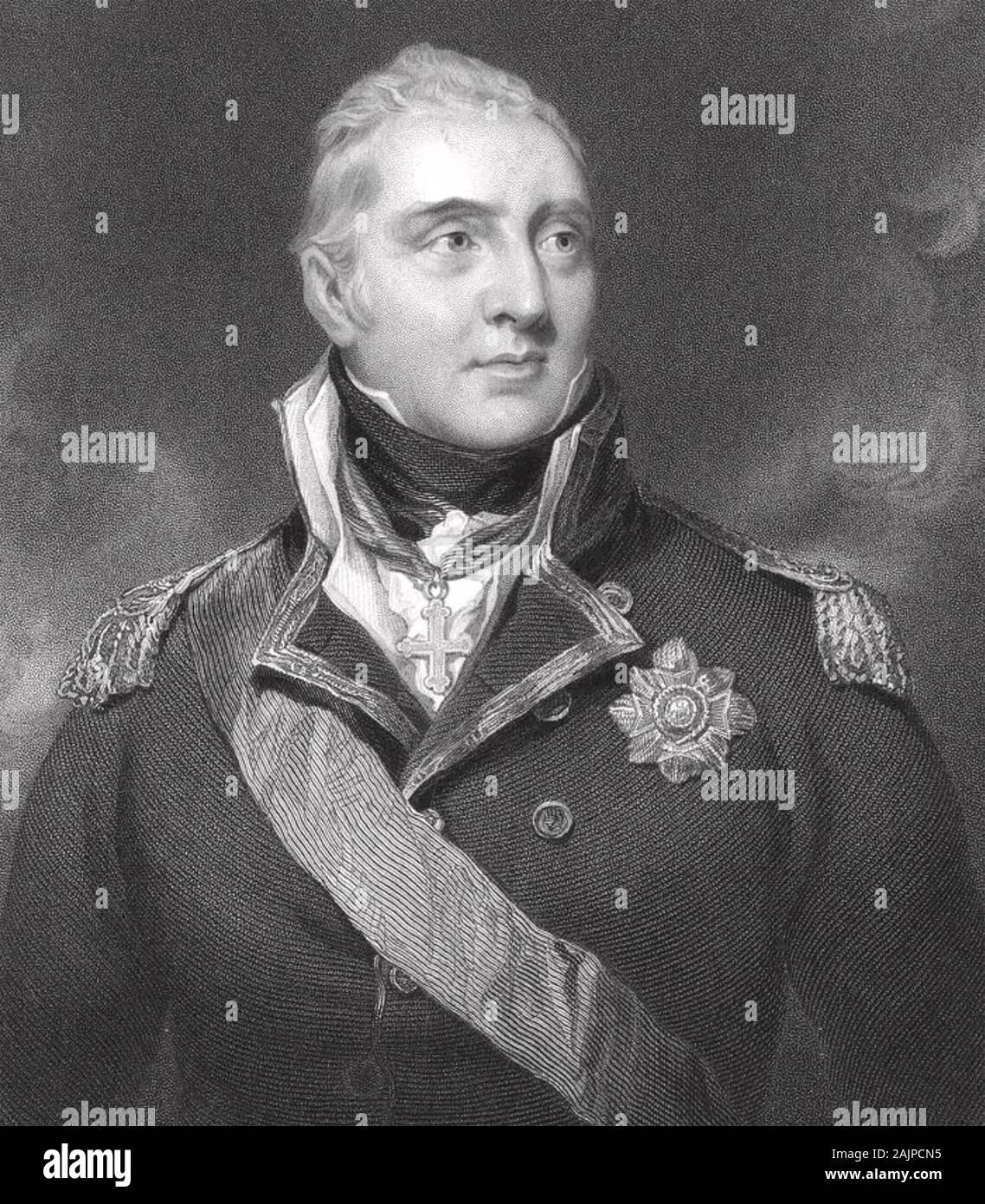 EDWARD PELLEW, 1er vicomte Exmouth (1757-1833) officier de marine britannique Banque D'Images
