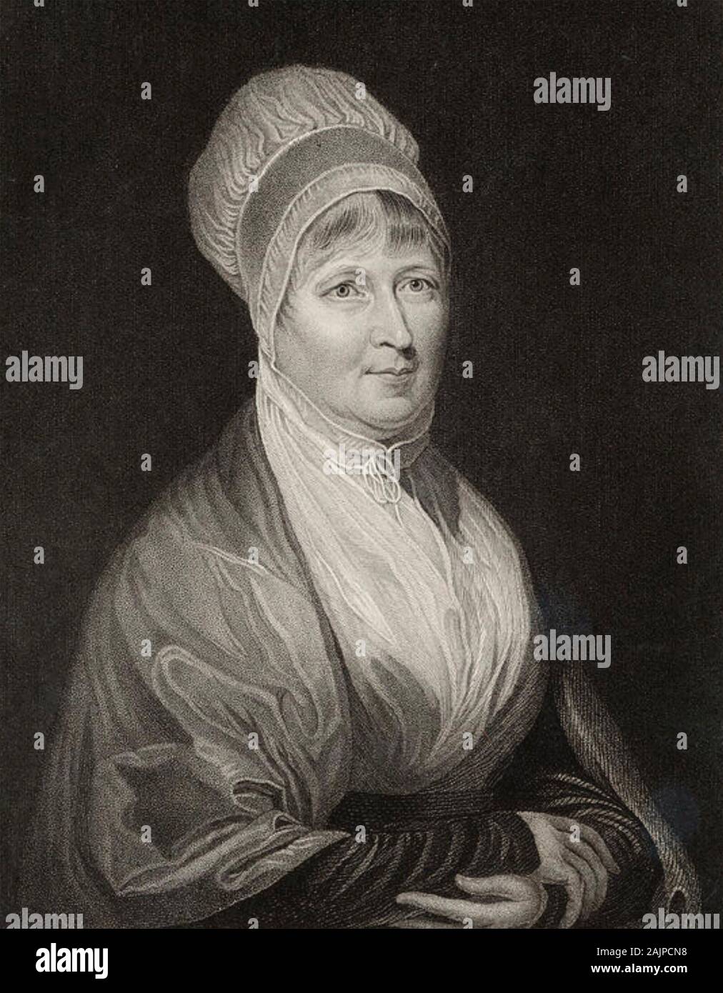 ELIZABETH FRY (1780-1845) English prison réformiste et philanthrope Quaker Banque D'Images