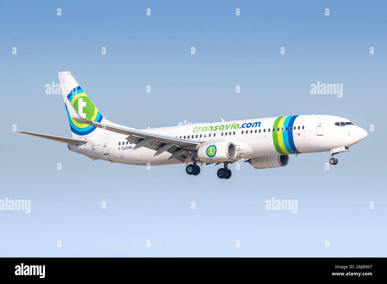 Paris, France - 16 août 2018 : Transavia Boeing 737 avion à l'aéroport de Paris Orly (ORY) en France. Boeing est un constructeur aéronautique basé sur le siège Banque D'Images