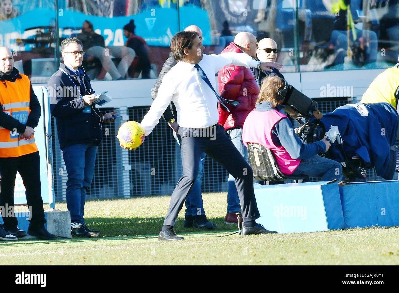 Brescia, Italie. 5Th Jan, 2020. inzaghi mister lazioduring Brescia vs Lazio, Serie A soccer italien Championnat Hommes à Brescia, Italie, 05 janvier 2020 - LPS/Alessio Tarpini Tarpini Crédit : Alessio/LPS/ZUMA/Alamy Fil Live News Banque D'Images