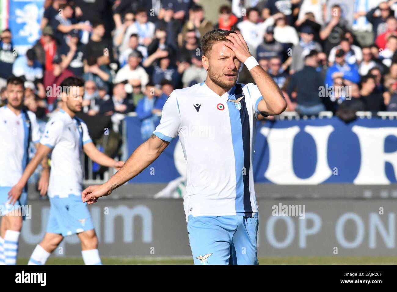 Brescia, Italie. 05Th Jan, 2020. immobile lors de Brescia vs Lazio lazio, Serie A soccer italien Championnat Hommes à Brescia, Italie, 05 Janvier 2020 : Crédit Photo Agency indépendante/Alamy Live News Banque D'Images